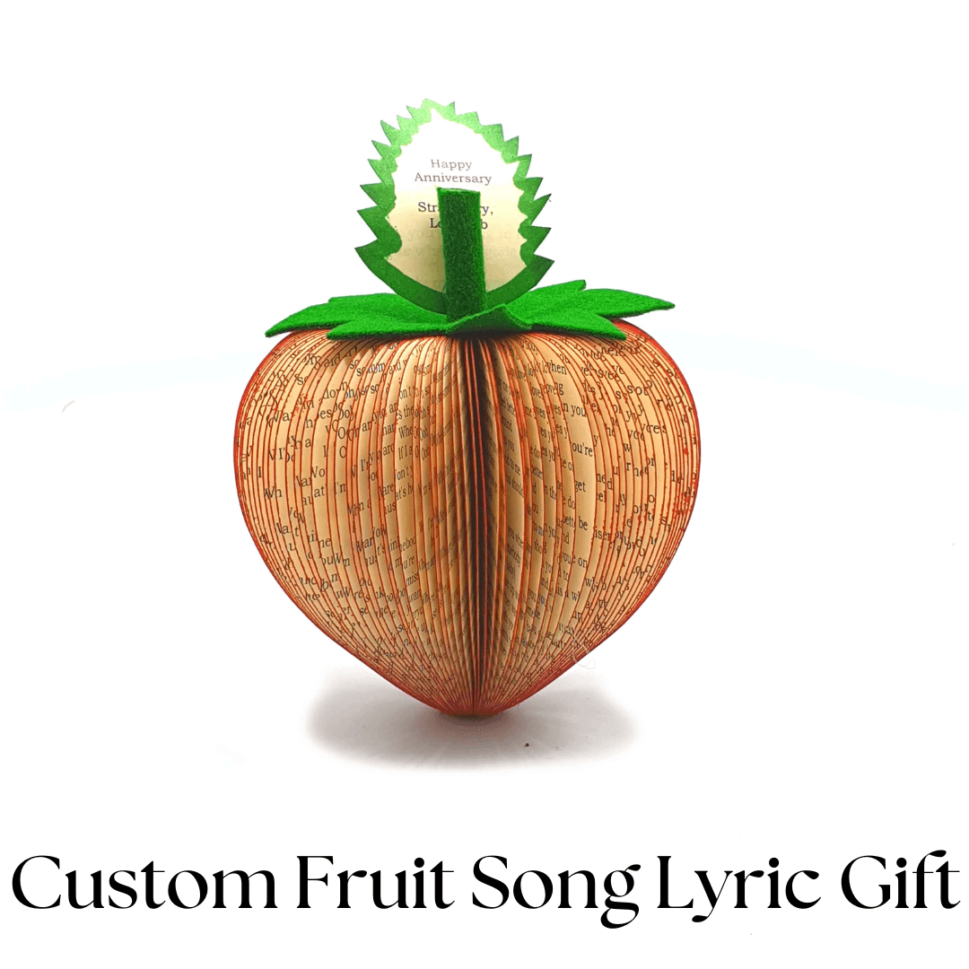 Custom Fruit Song Lyric Gift - Paper Apple Co