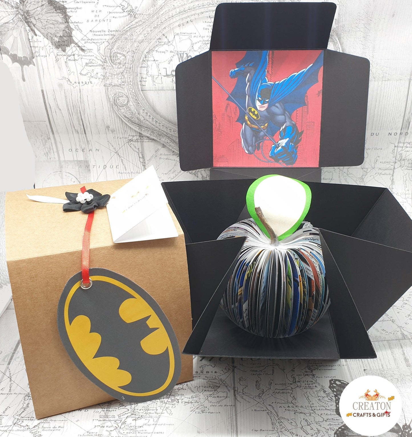 Personalised Batman Comic Book Apple - Paper Apple Co