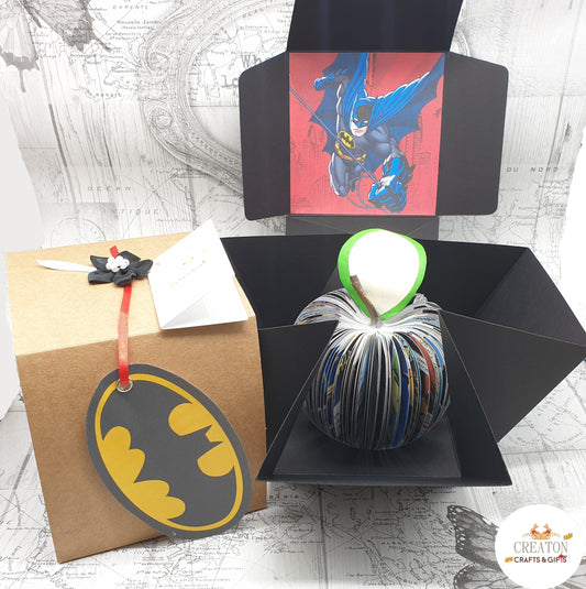 Personalised Batman Comic Book Apple - Paper Apple Co