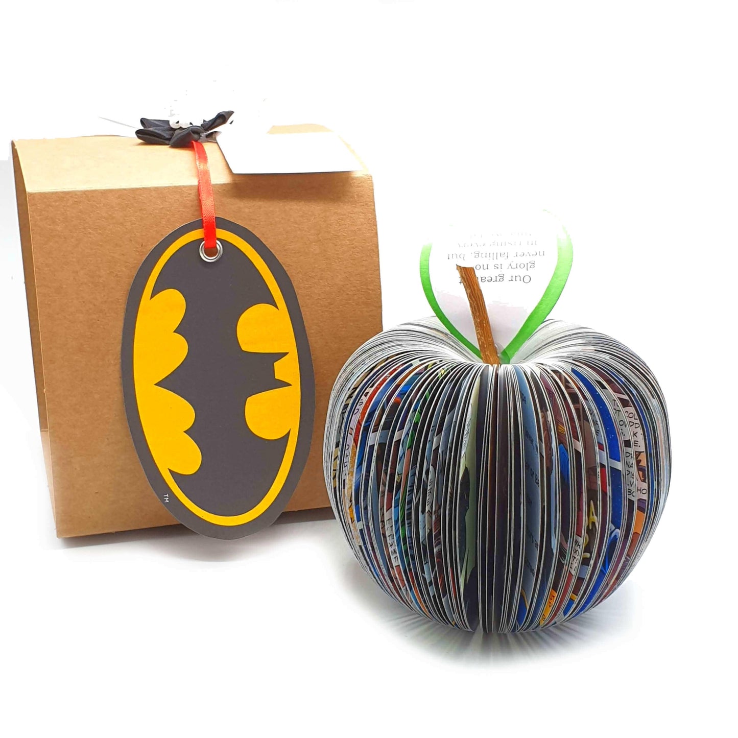 Collection of Batman comic book apple gifts
