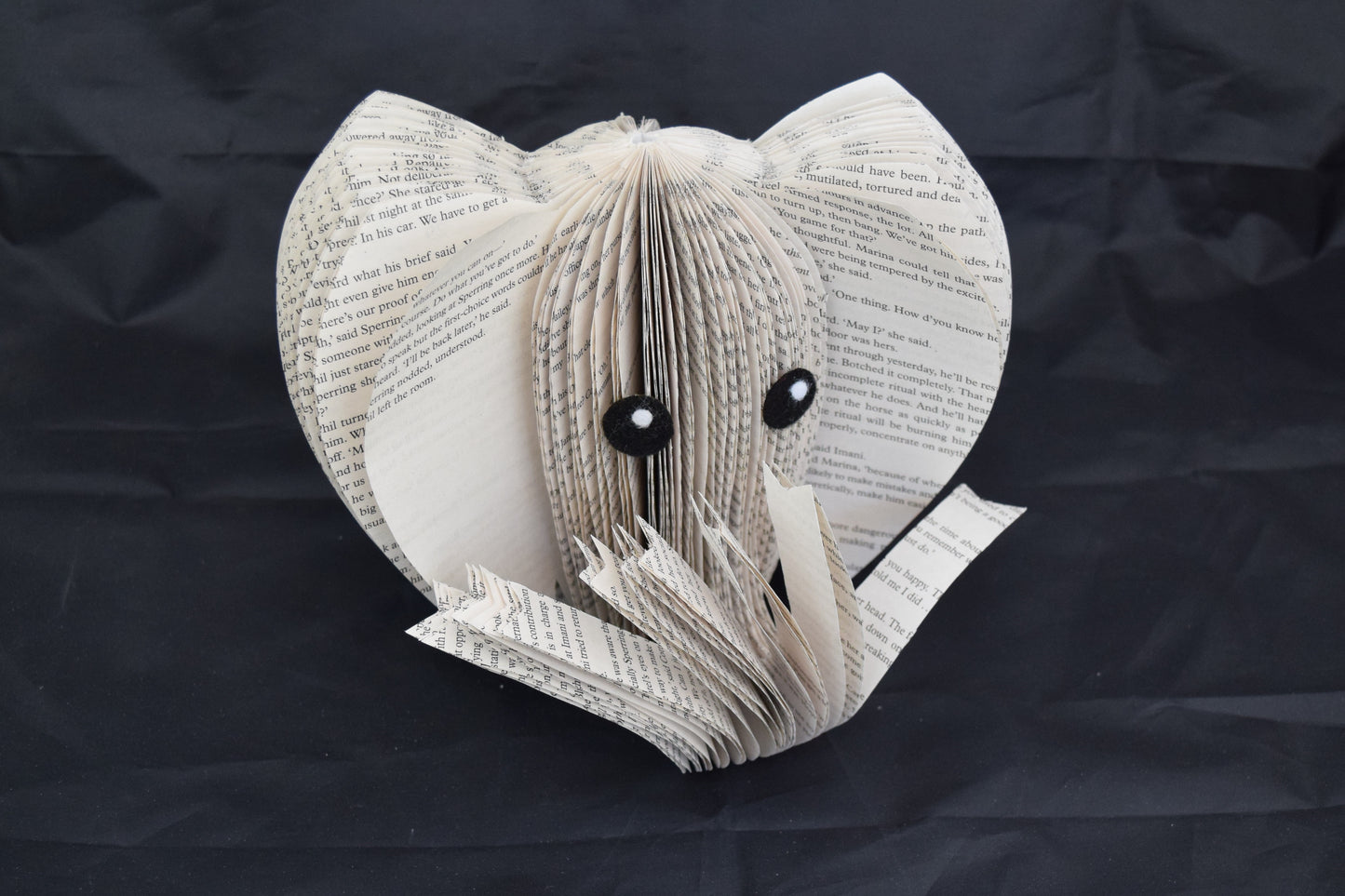 Make it yourself Elephant Book Art - PDF and Tutorial Download