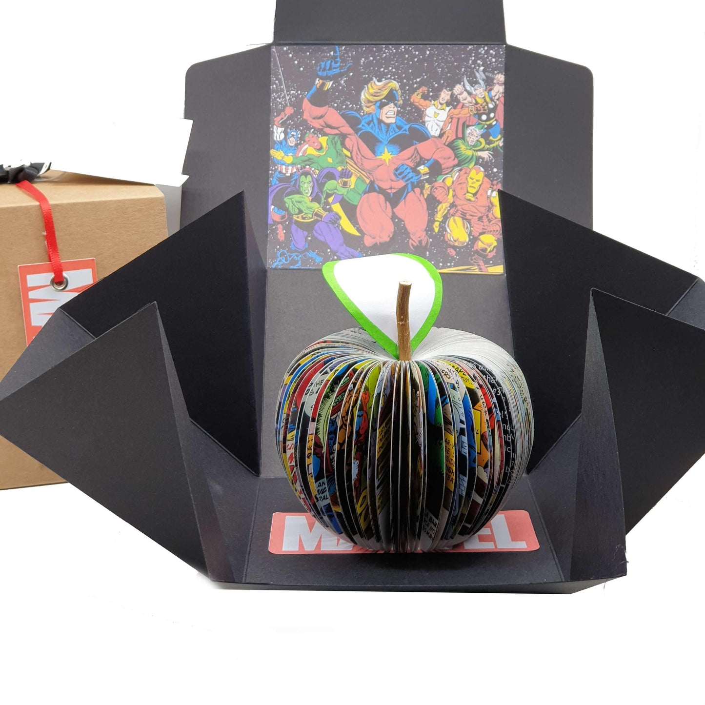 Personalised Mar-Vell (Original Captain Marvel) Comic Book Apple - Paper Apple Co