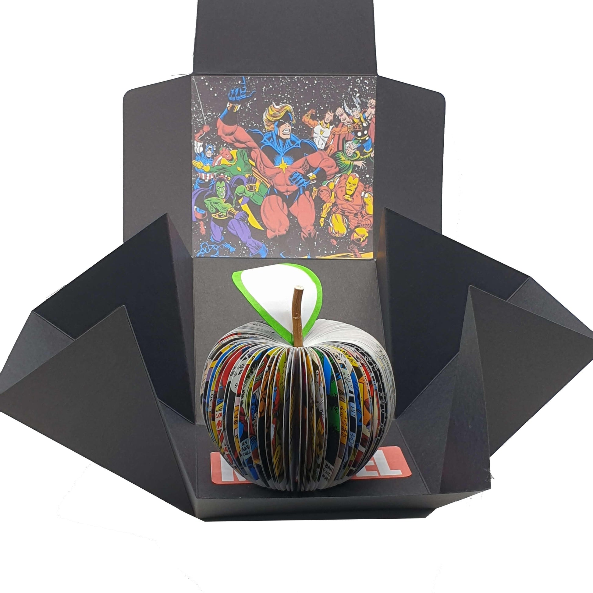 Personalised Mar-Vell (Original Captain Marvel) Comic Book Apple - Paper Apple Co