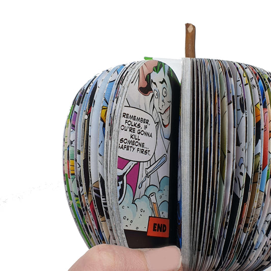 Personalised The Joker Comic Book Apple - Paper Apple Co