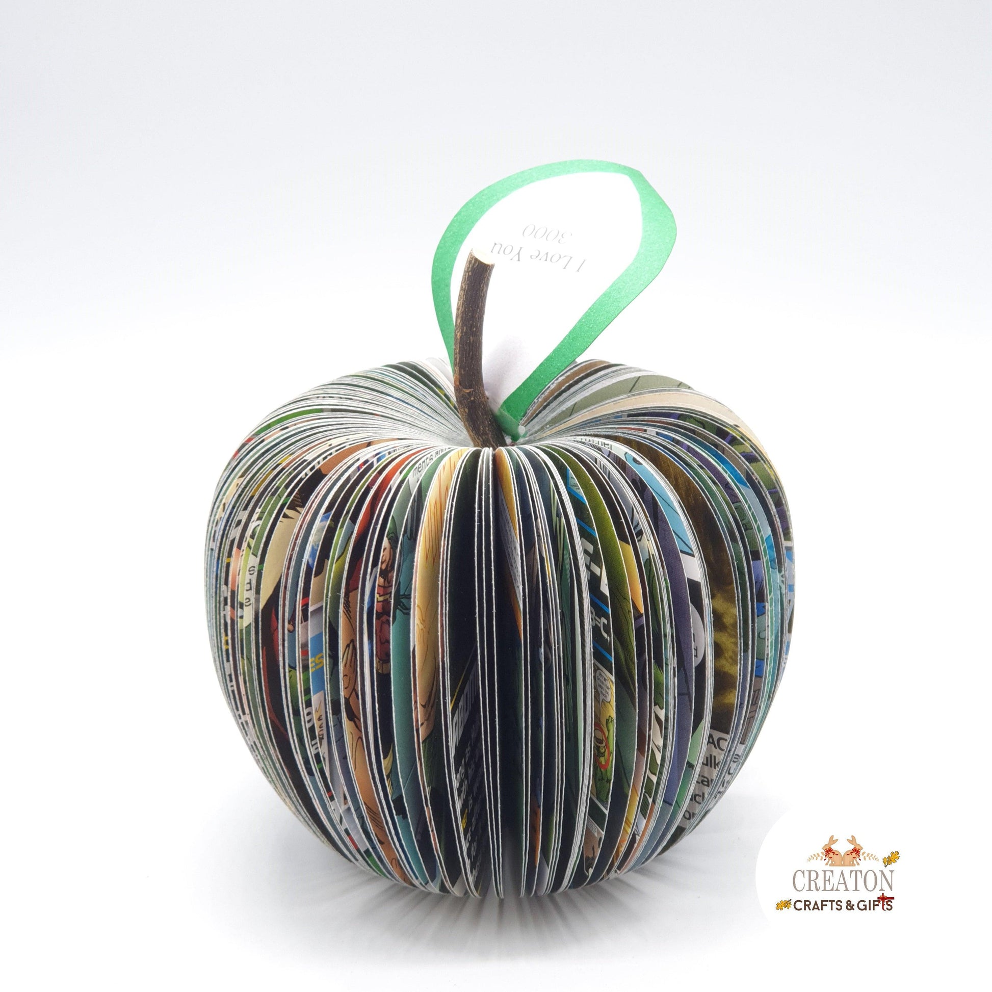 Personalised Hulk Comic Book Apple - Paper Apple Co