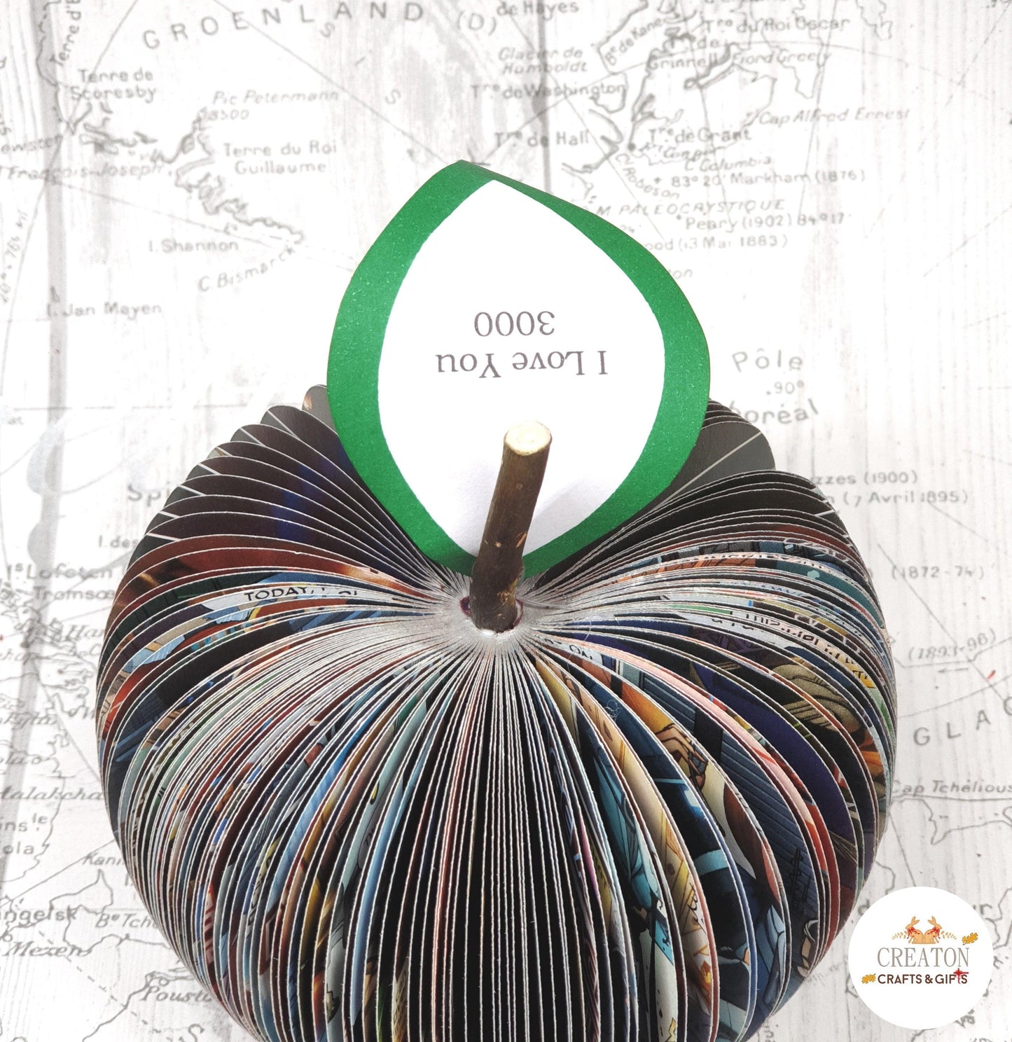 Personalised Iron Man Comic Book Apple - Paper Apple Co