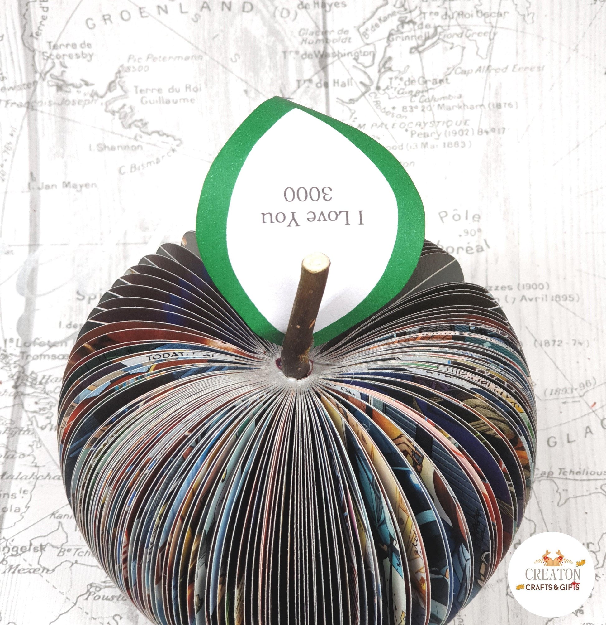 Personalised Iron Man Comic Book Apple - Paper Apple Co