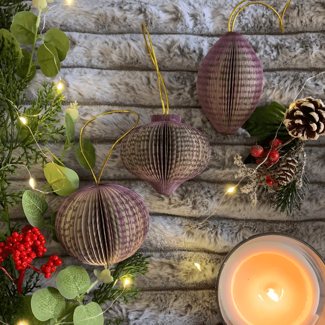 Paper Baubles Hanging Decorations - Paper Apple Co