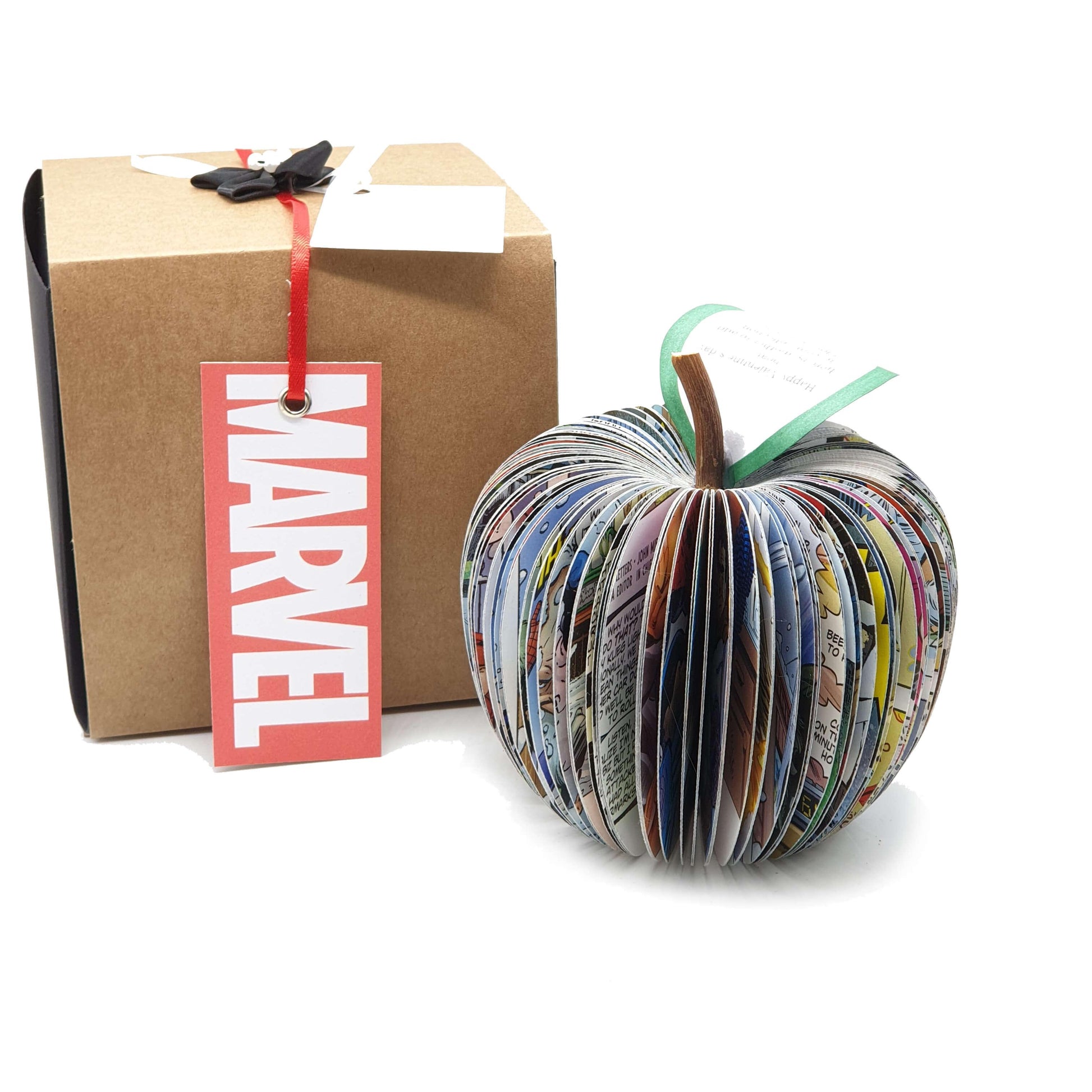Personalised Spiderman Comic Book Apple – Superhero Gift - Paper Apple Co