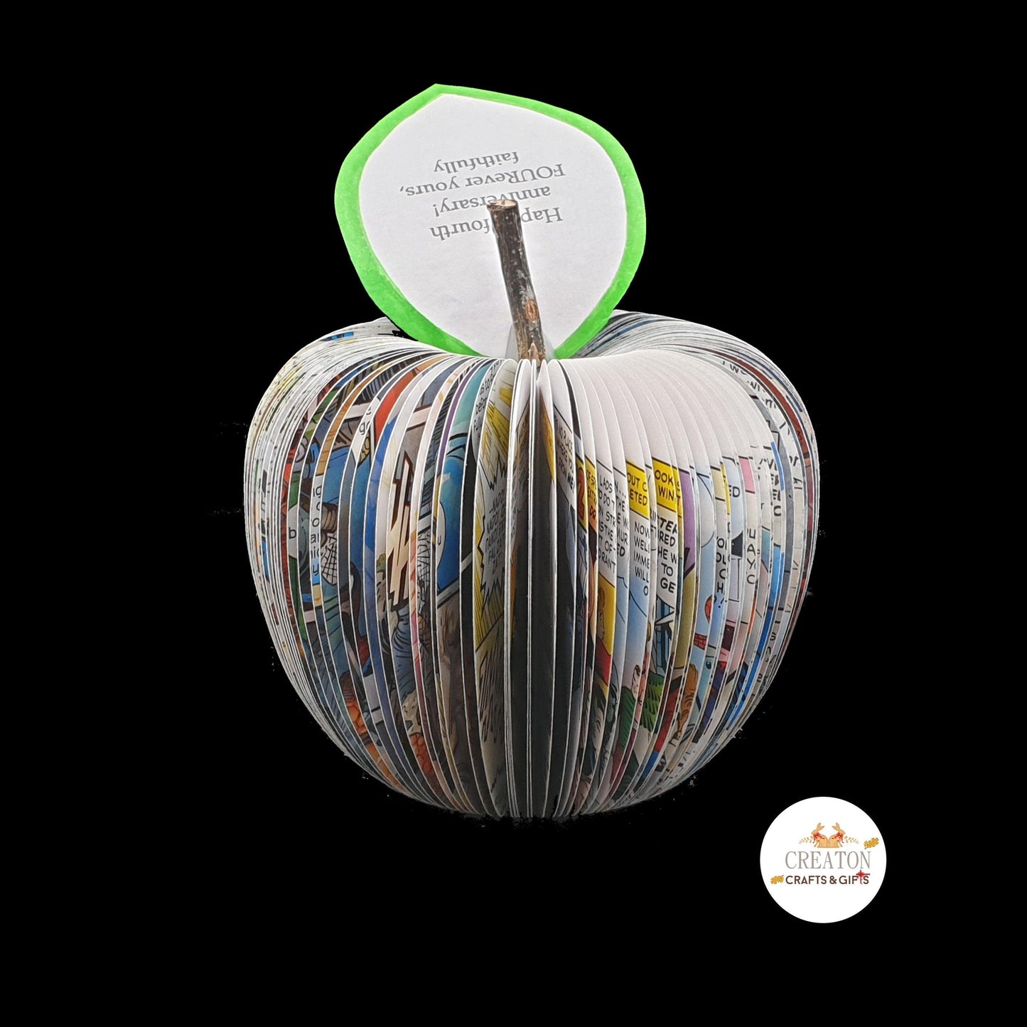 Personalised Spiderman Comic Book Apple – Superhero Gift - Paper Apple Co