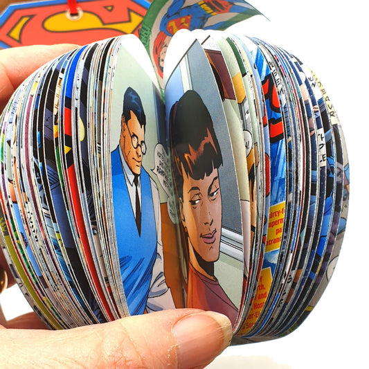 Personalised Superman Comic Book Apple - Paper Apple Co