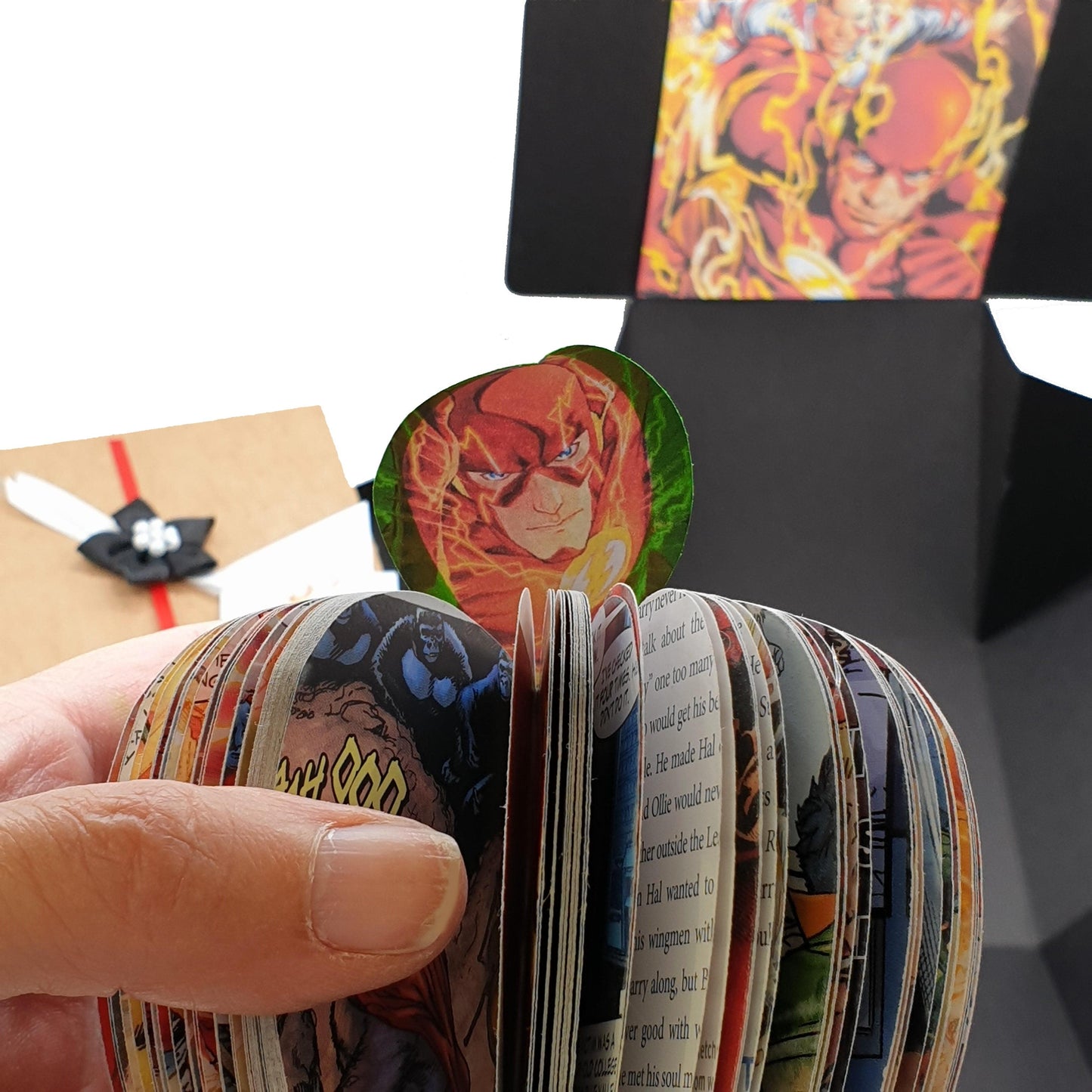 Personalised The Flash Comic Book Apple – Unique Gift - Paper Apple Co