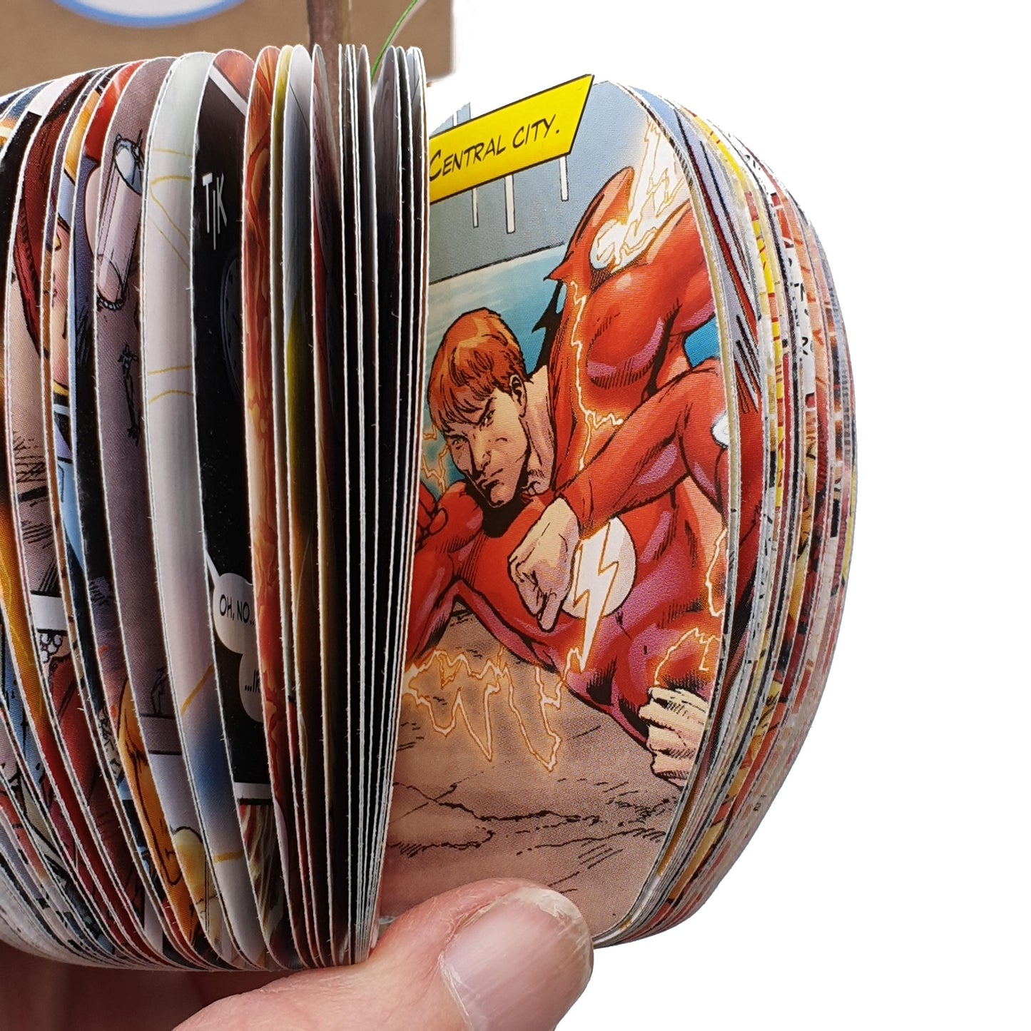Personalised The Flash Comic Book Apple – Unique Gift - Paper Apple Co