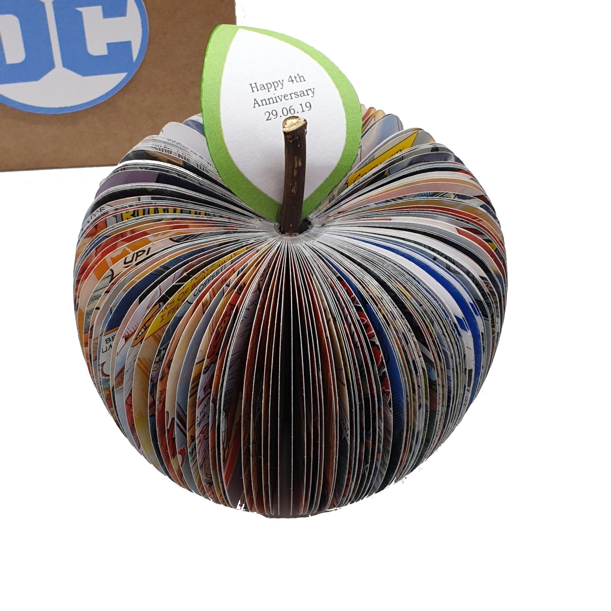 Personalised The Flash Comic Book Apple – Unique Gift - Paper Apple Co