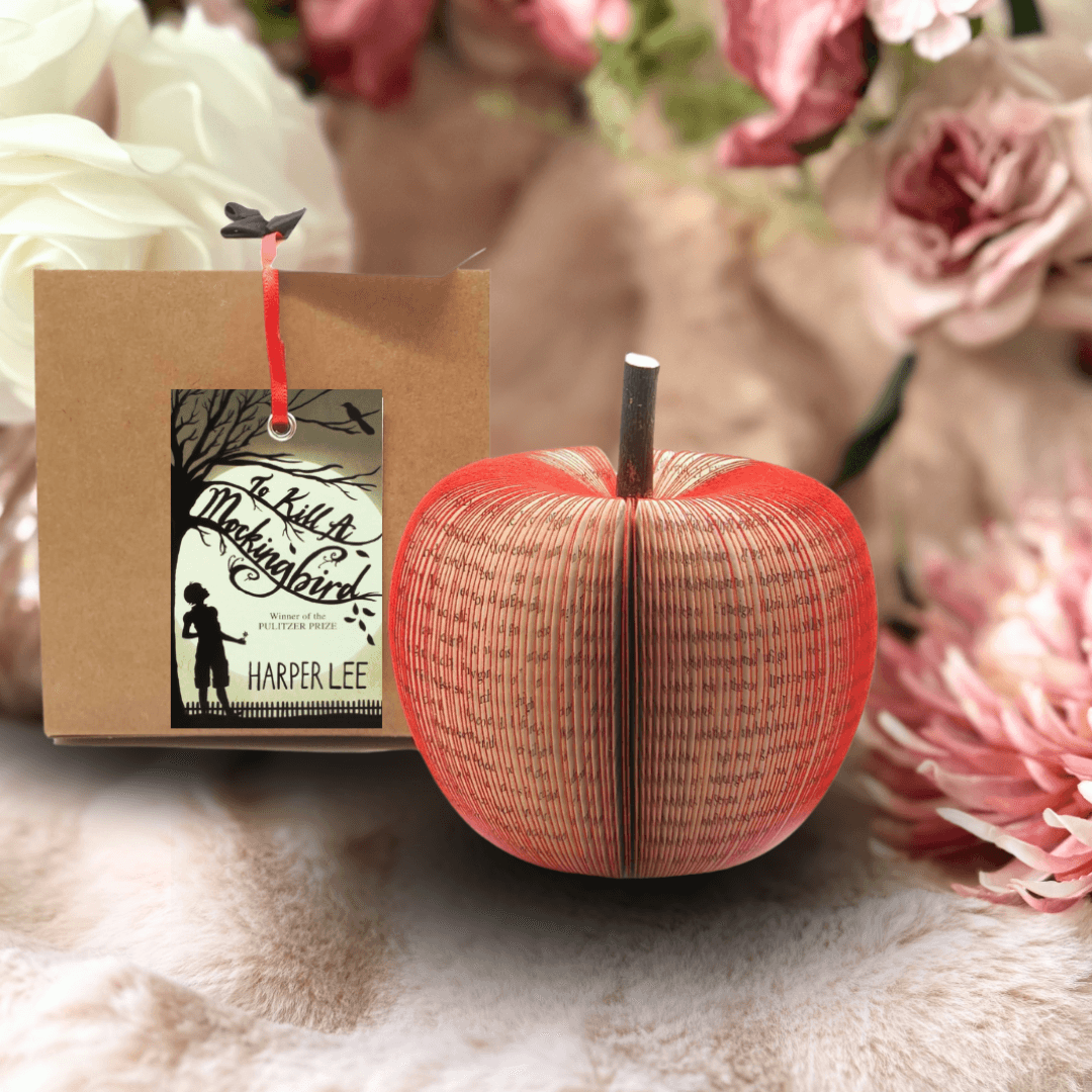 To Kill a Mockingbird Book Apple – A Unique Literary Gift - Paper Apple Co
