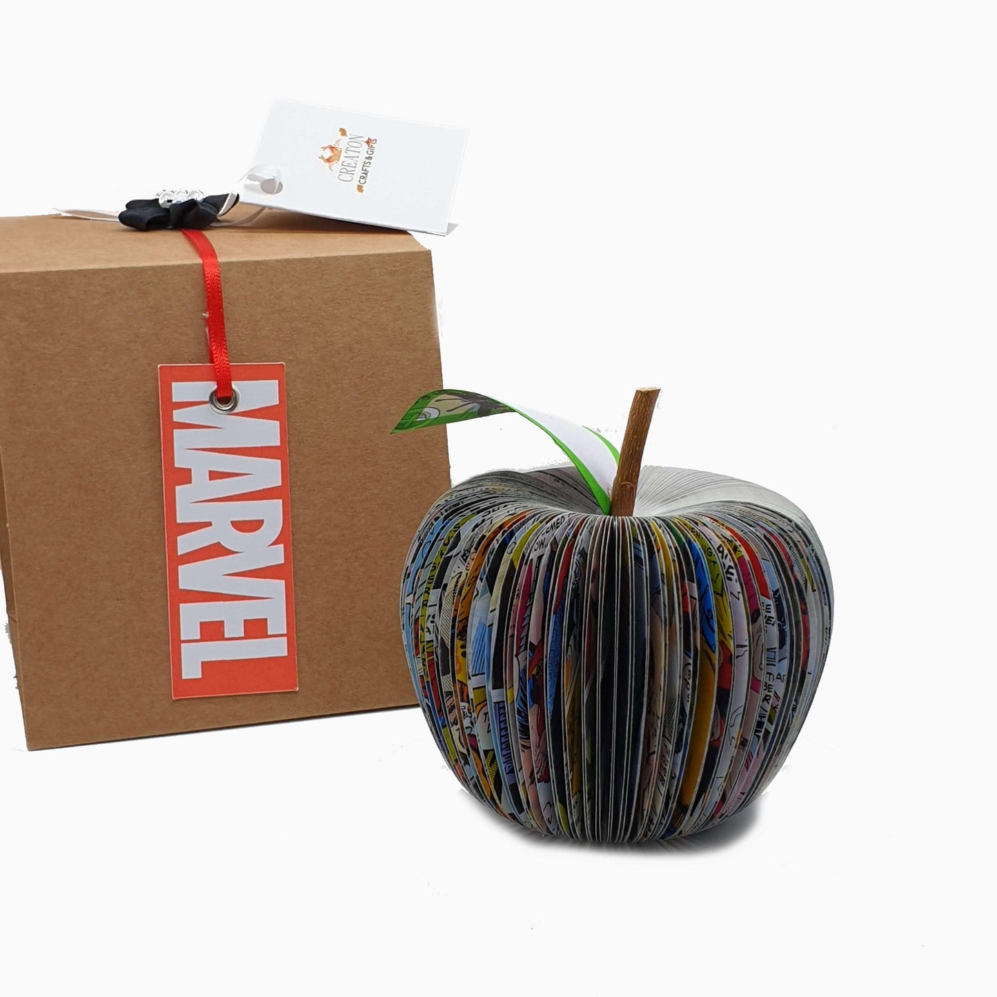 X-Men comic book apple, handmade 4th wedding anniversary gift for him