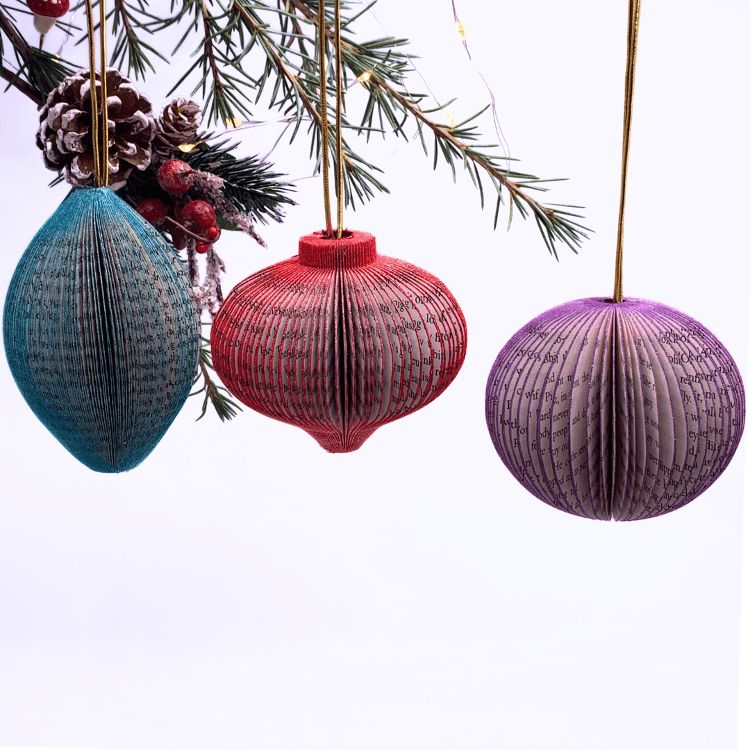 Paper Baubles Hanging Decorations - Paper Apple Co
