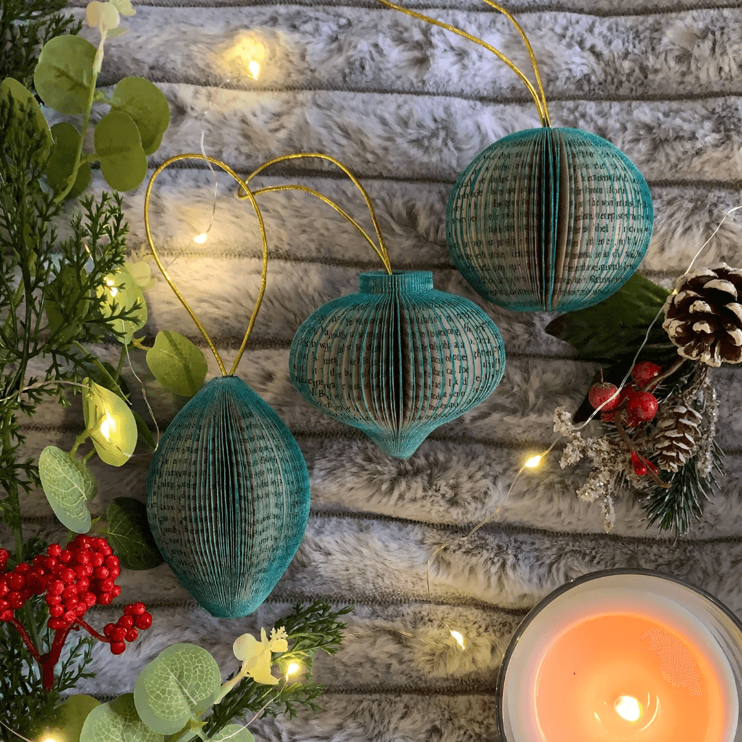 Paper Baubles Hanging Decorations - Paper Apple Co