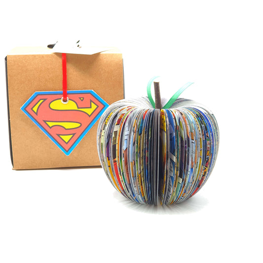 Personalised Superman Comic Book Apple - Paper Apple Co