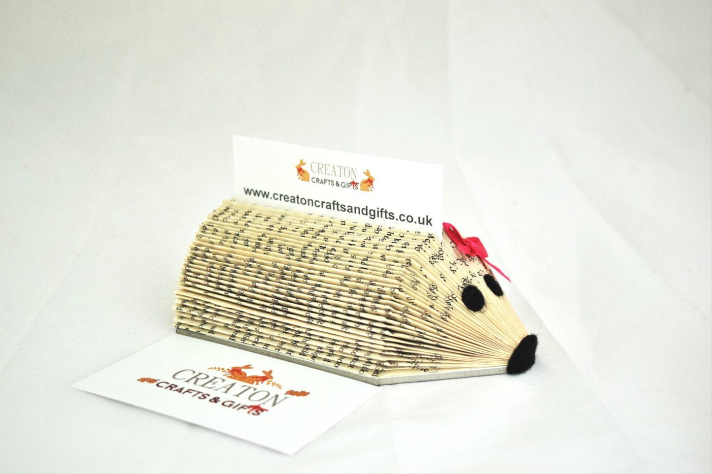 Hedgehog Business Card Holder Book Gift - Paper Apple Co