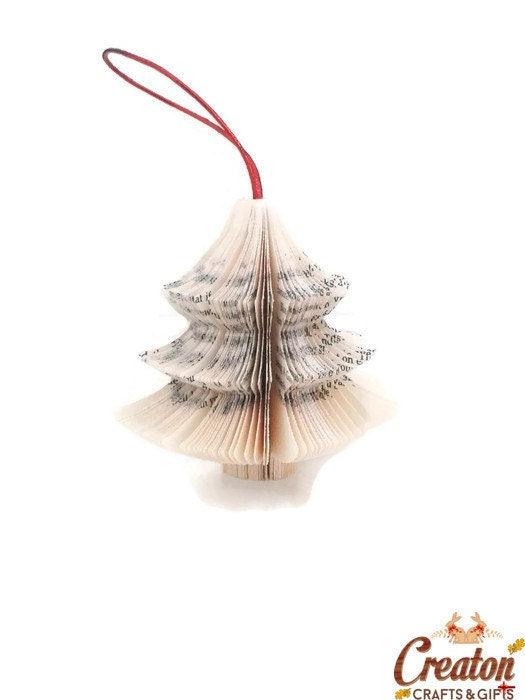 Hanging Christmas Tree Book Gift - Paper Apple Co