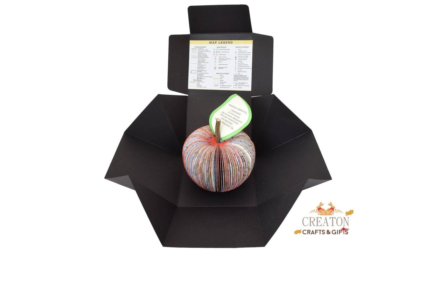 World Map Book Gift - Paper Apple Co
