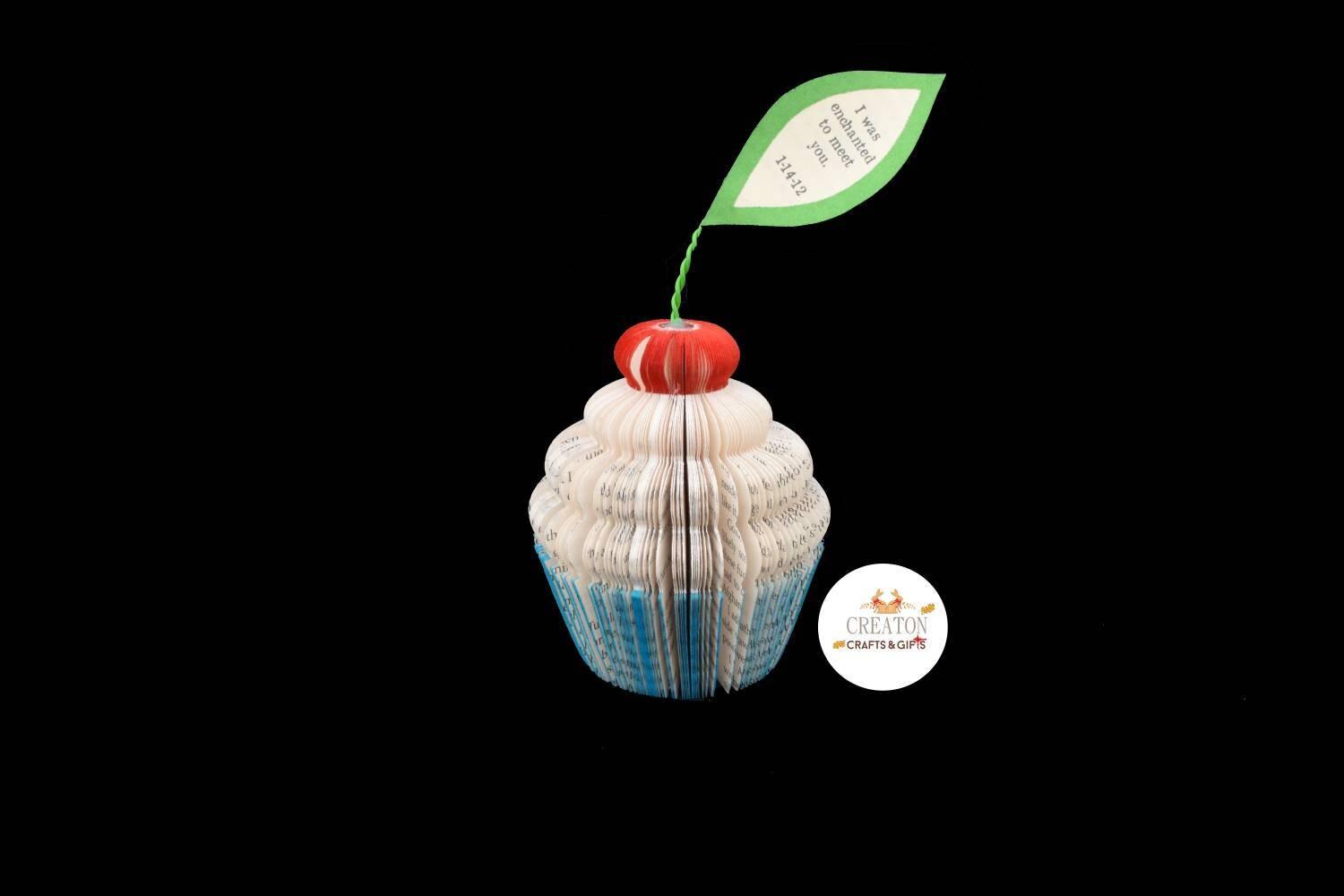 Personalised Cupcake Book Gift - Paper Apple Co