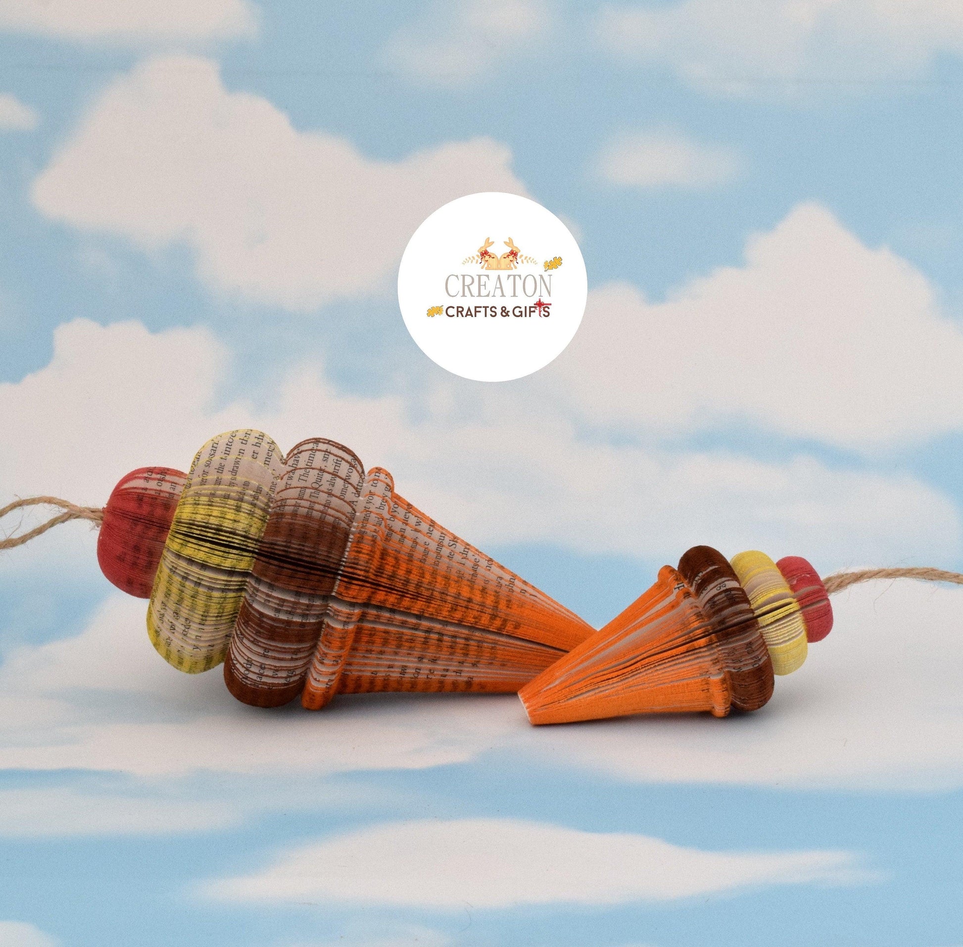 Ice Cream Cone Book Gift - Paper Apple Co