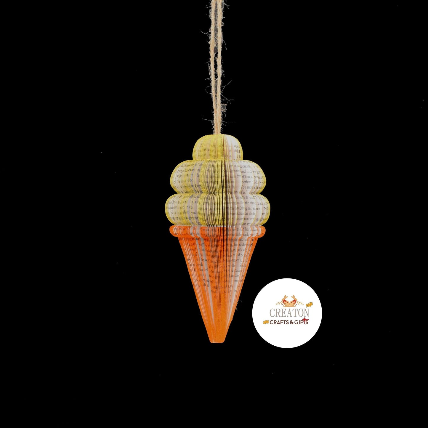 Ice Cream Cone Book Gift - Paper Apple Co