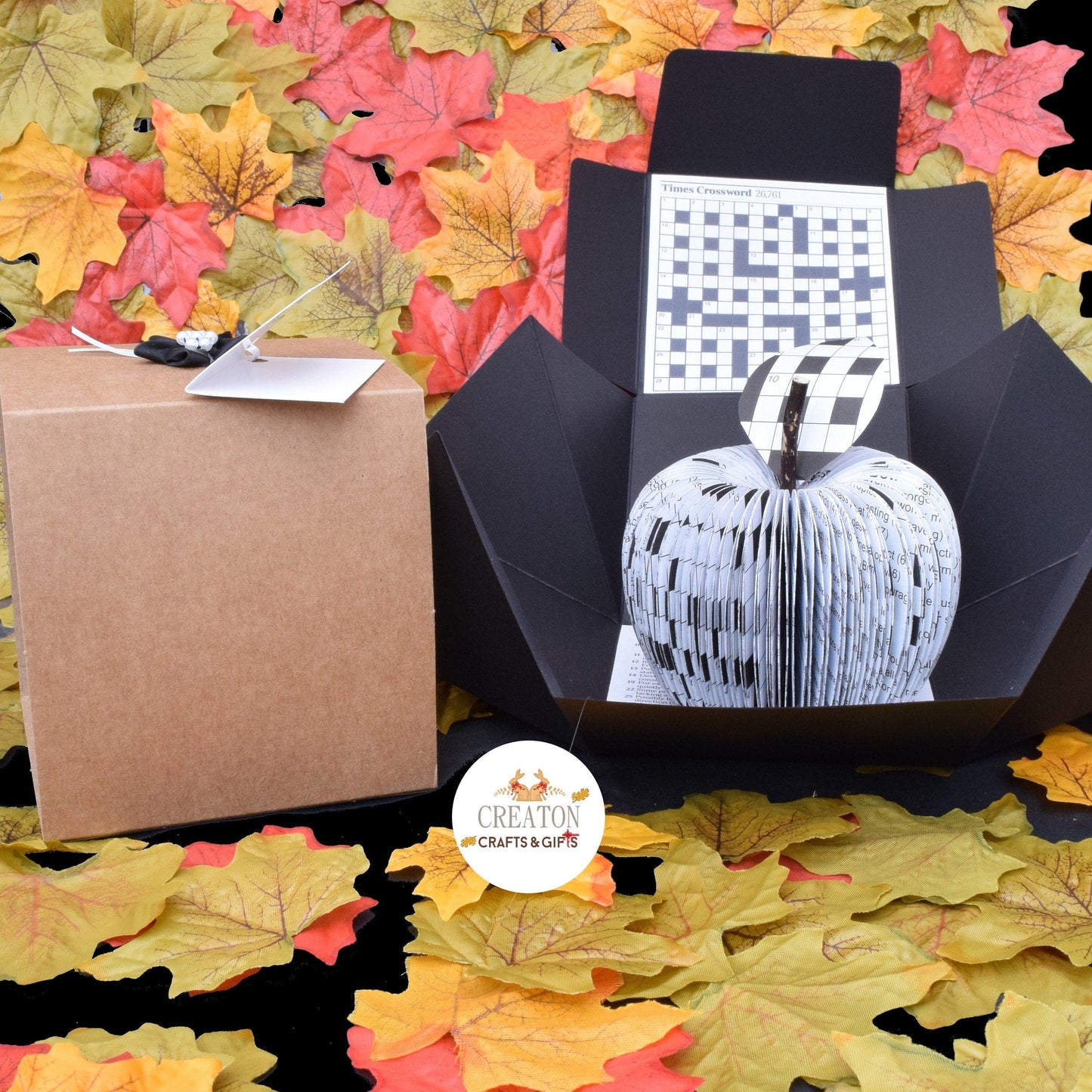 Crossword Red Apple Book Gift - Paper Apple Co