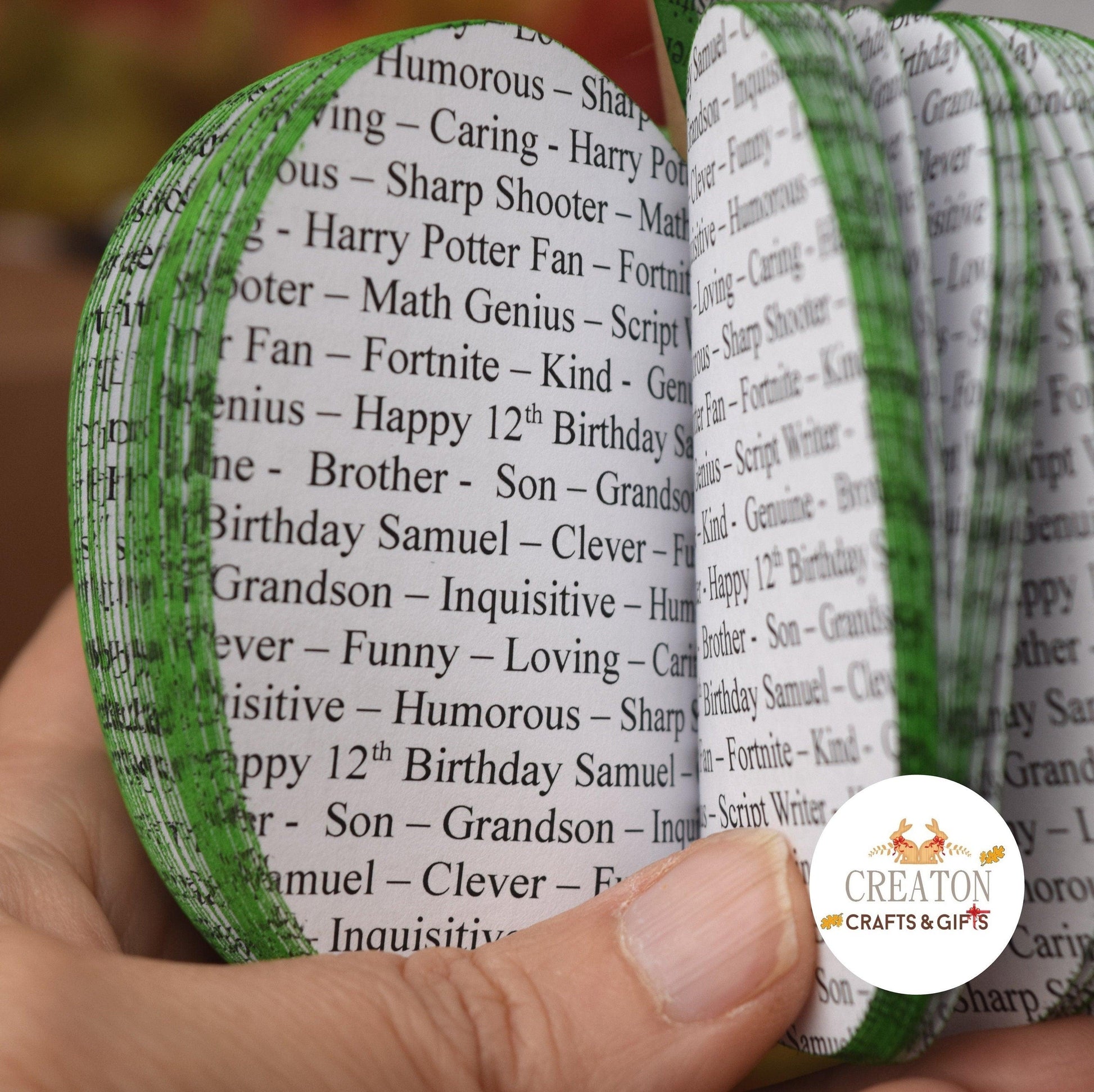 Custom Fruit Song Lyric Gift - Paper Apple Co