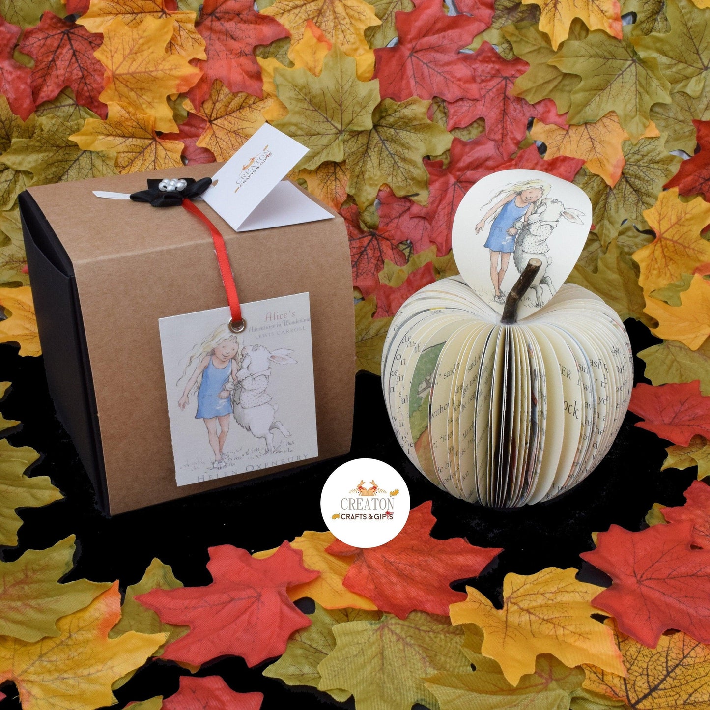 Alice in Wonderland Book Gift - Paper Apple Co