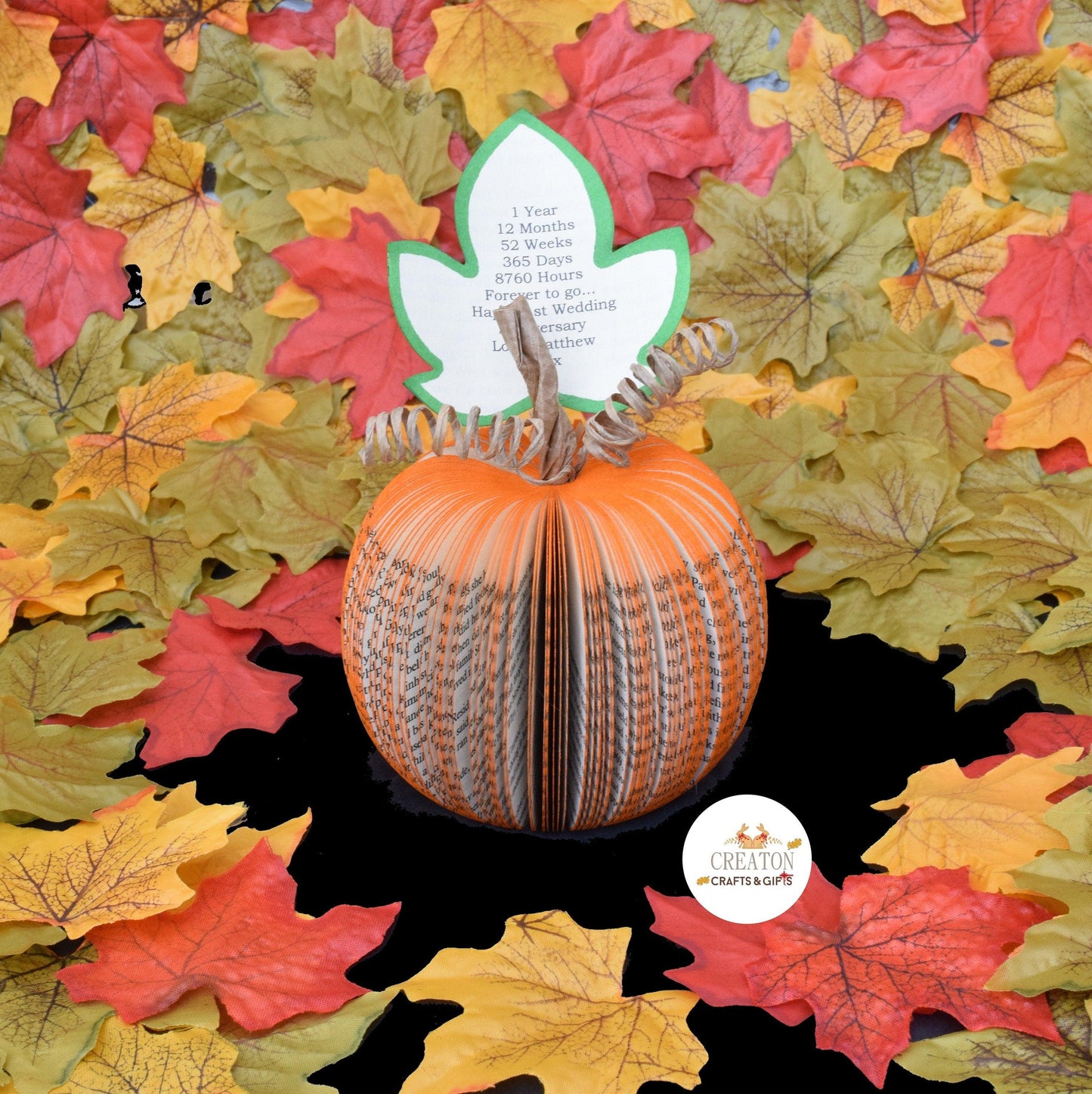Pumpkin Book Gift - Paper Apple Co
