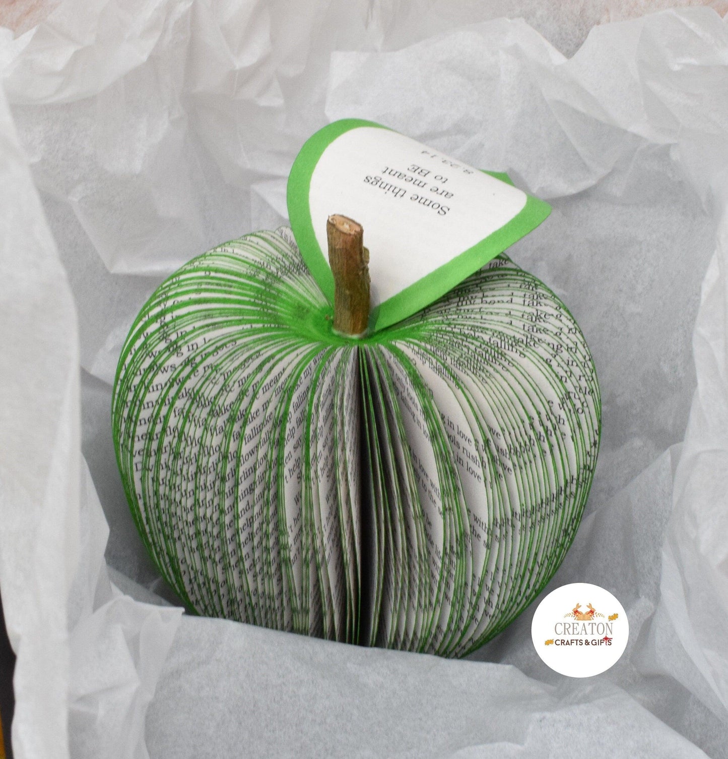 Personalised Apple Book Gift – The Perfect Teacher Gift - Paper Apple Co