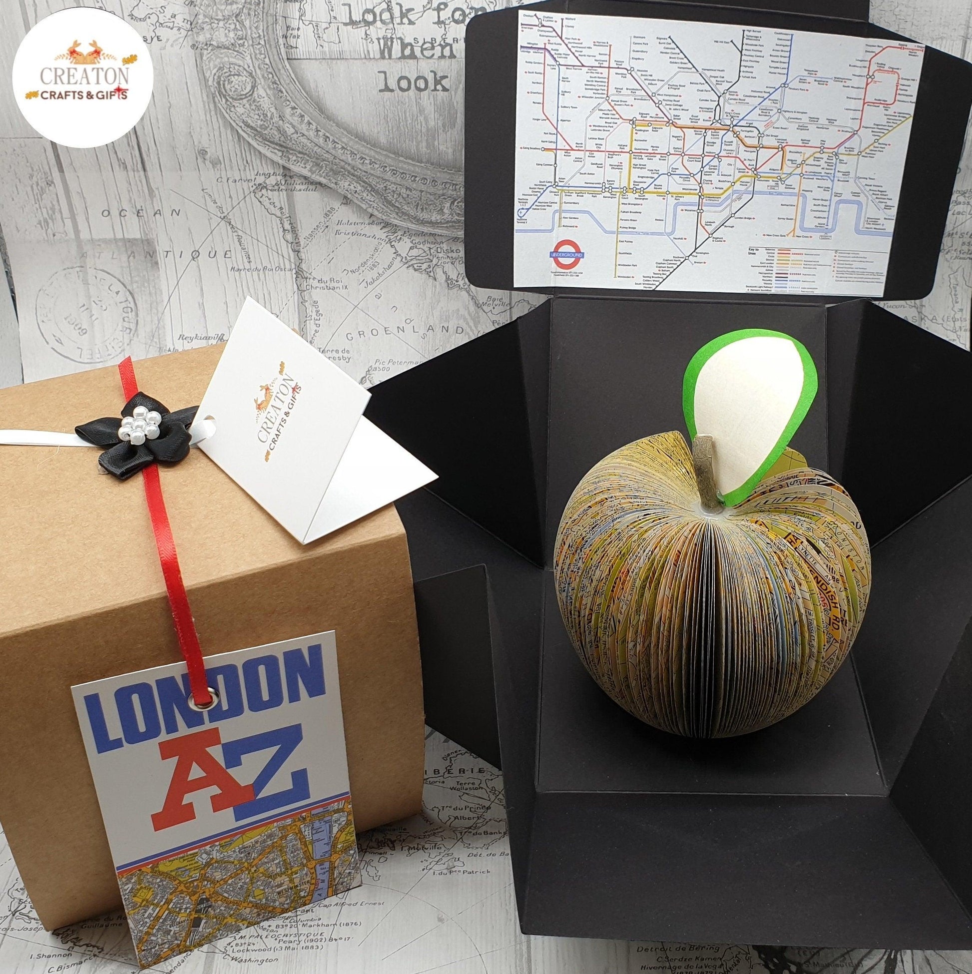 A-Z London Map Gift - Paper Apple Co