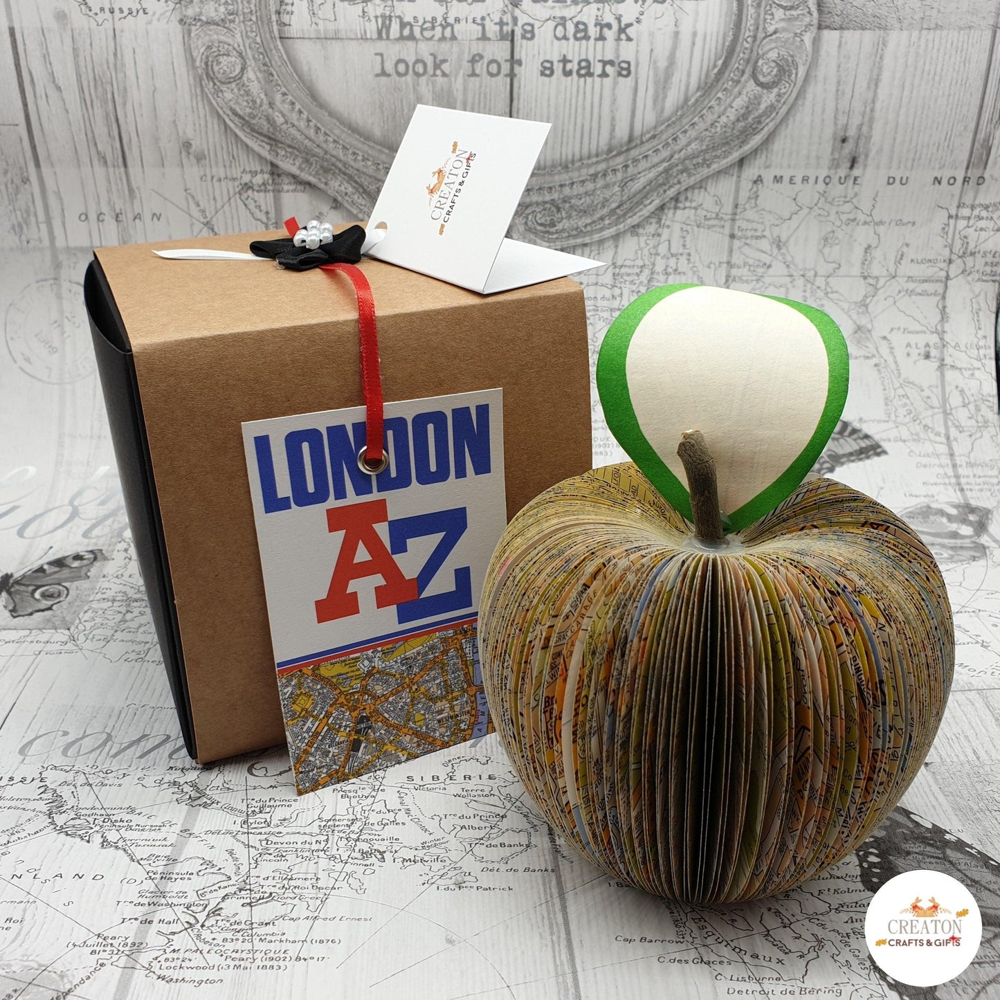 A-Z London Map Gift - Paper Apple Co