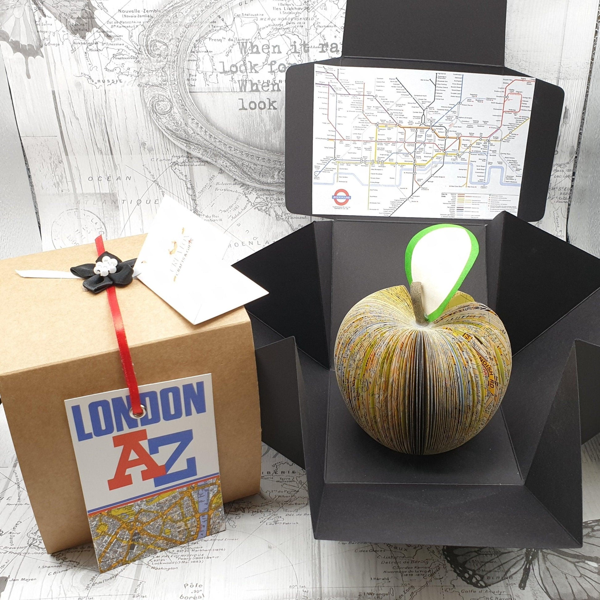 A-Z London Map Gift - Paper Apple Co