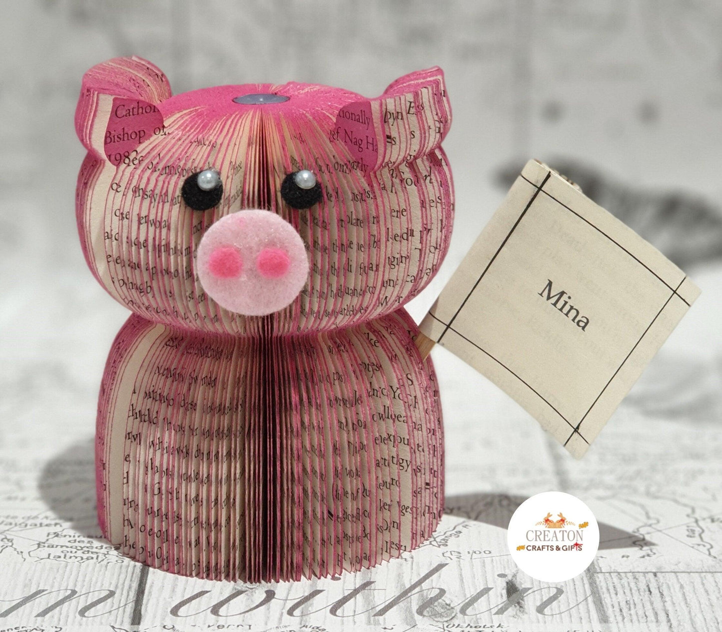 Mini Pig Book Gift - Paper Apple Co