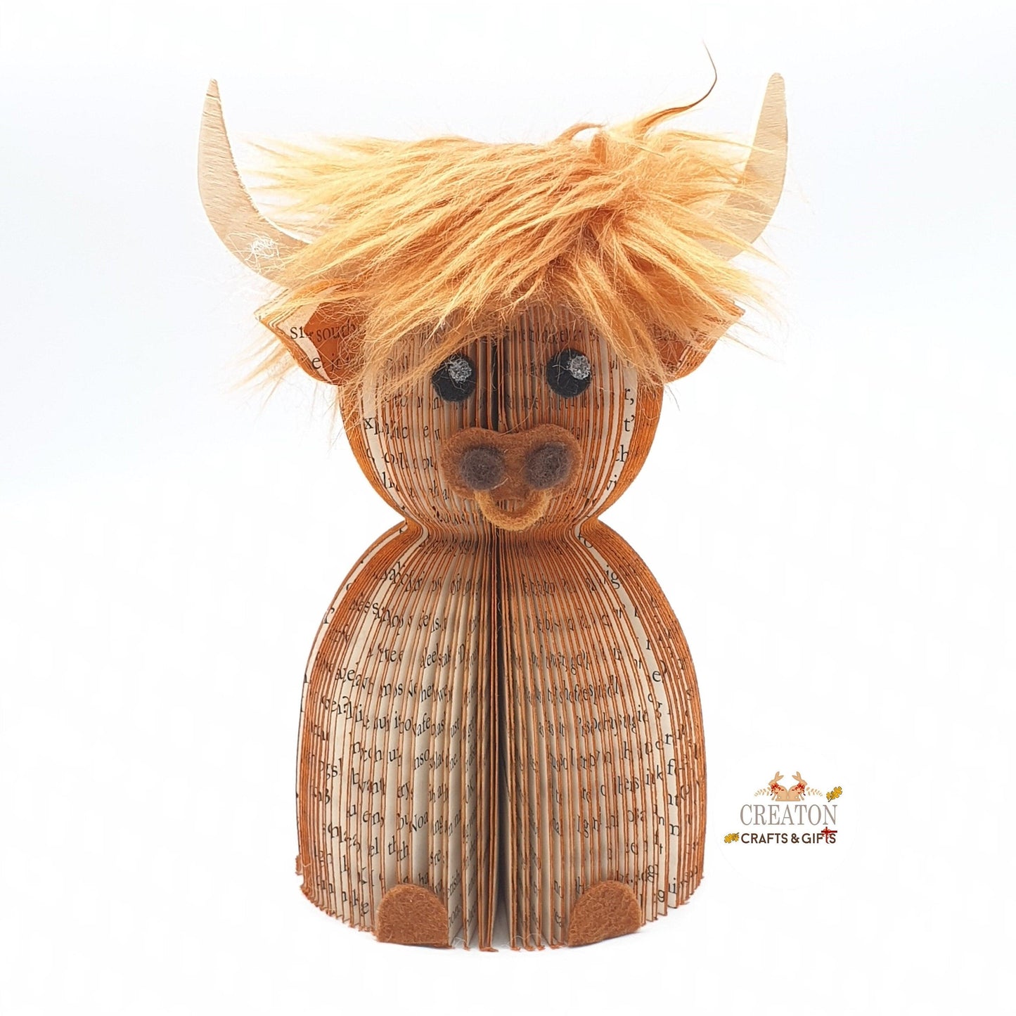 Highland Cow Book Gift – A Unique Handmade Gift - Paper Apple Co