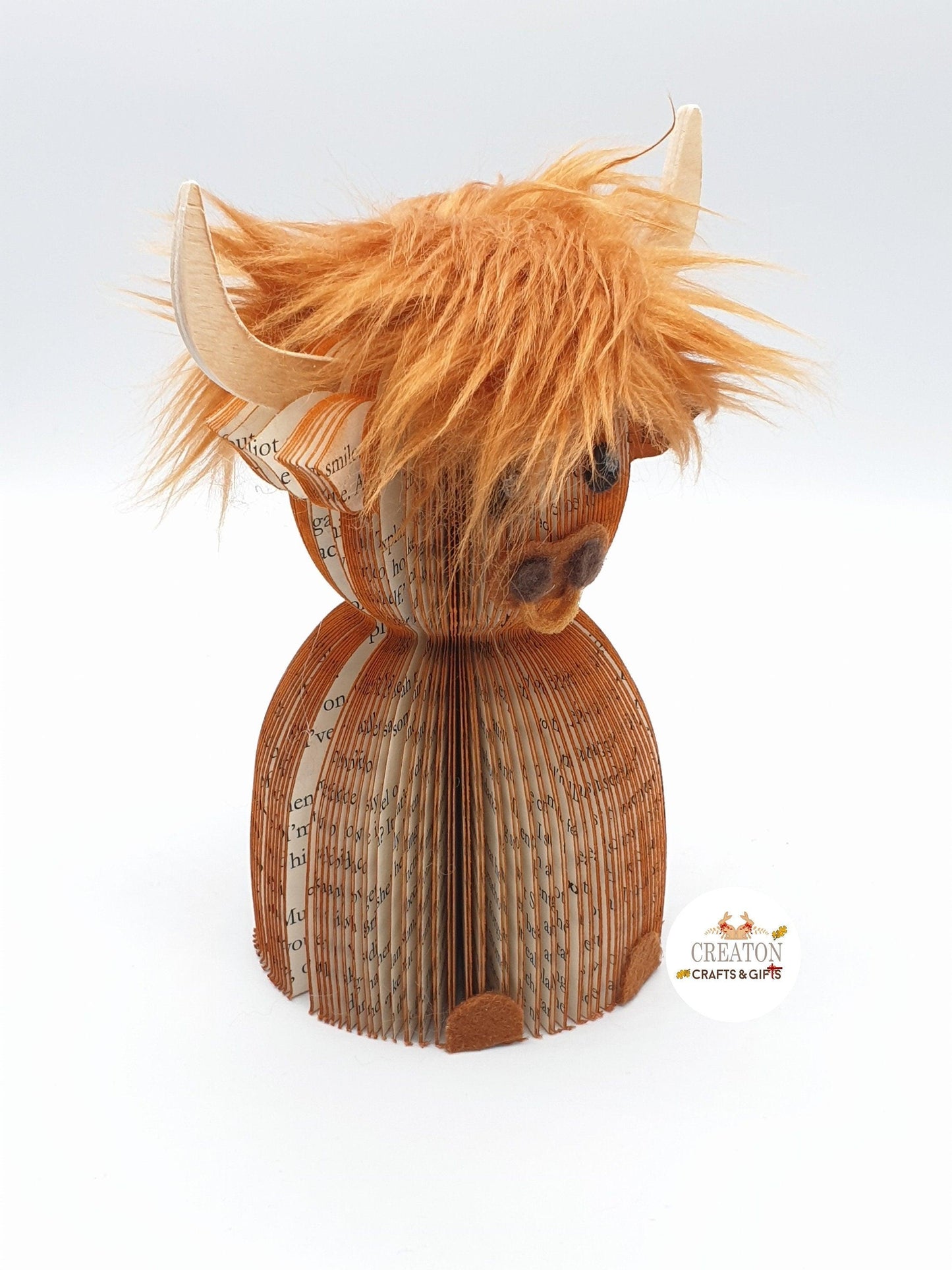Highland Cow Book Gift – A Unique Handmade Gift - Paper Apple Co