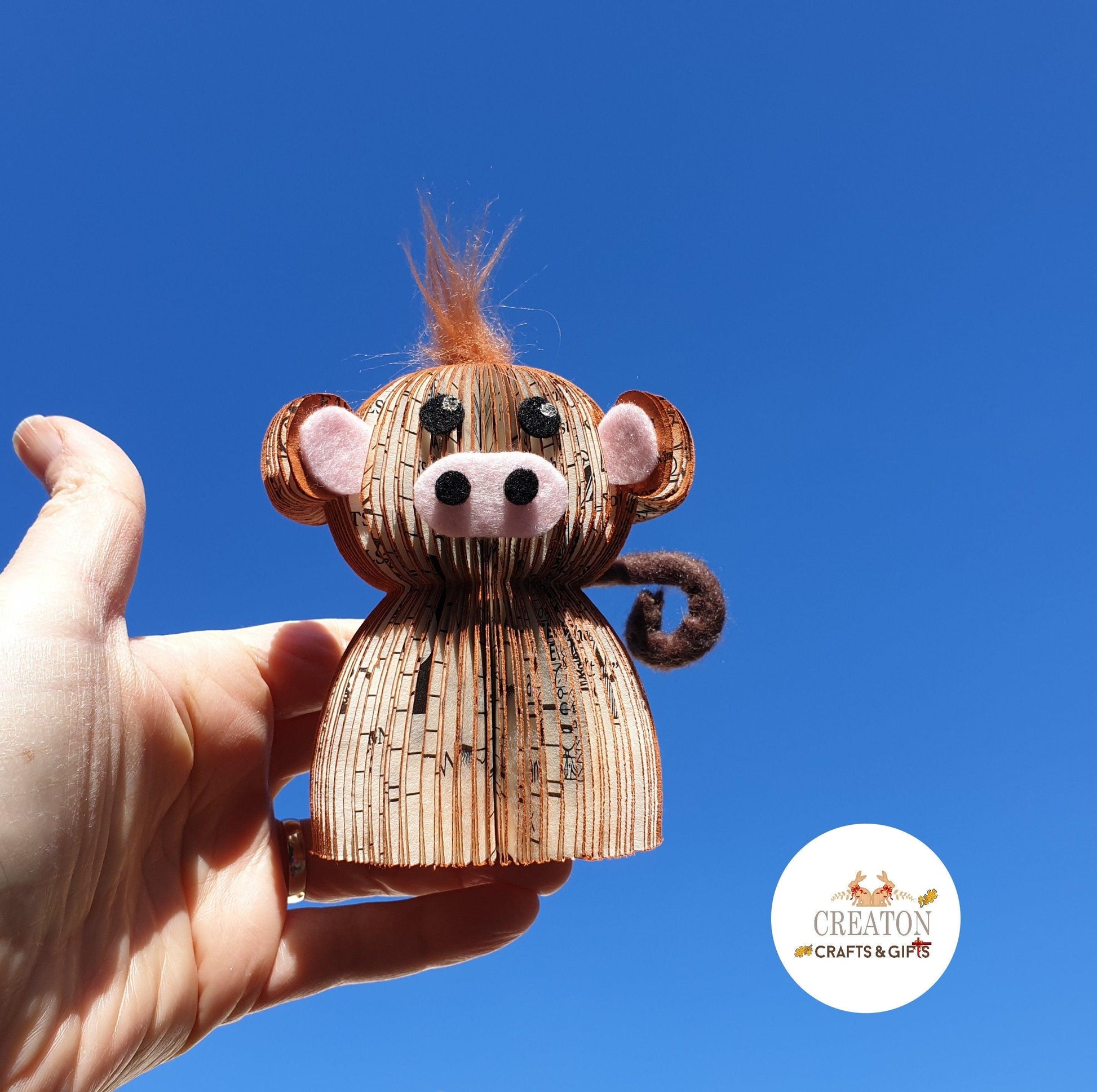 Monkey Ornament Book Gift – A Fun and Unique Gift - Paper Apple Co