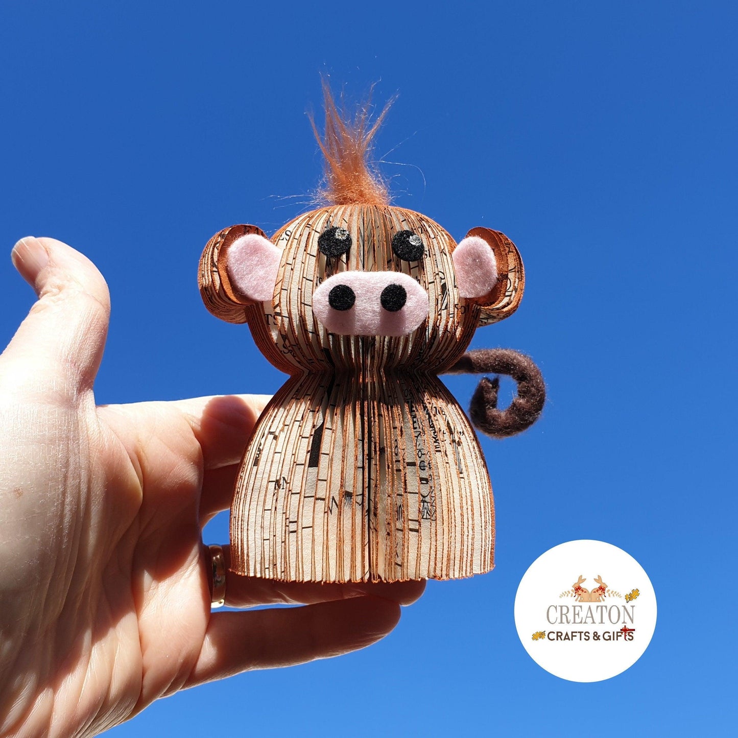 Monkey Ornament Book Gift – A Fun and Unique Gift - Paper Apple Co
