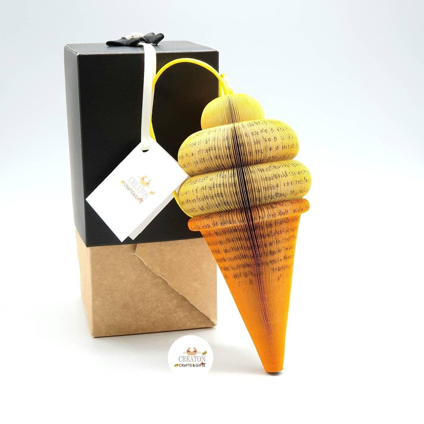 Ice Cream Cone Book Gift - Paper Apple Co