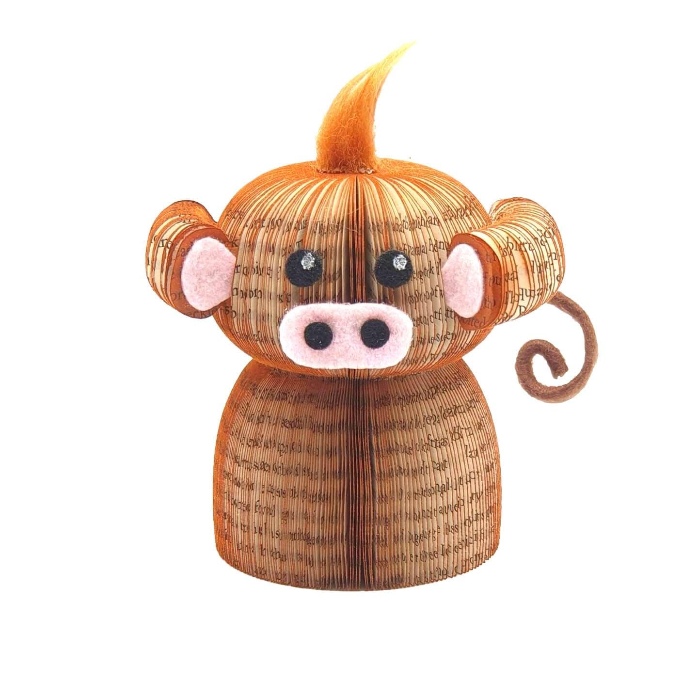 Monkey Ornament Book Gift – A Fun and Unique Gift - Paper Apple Co
