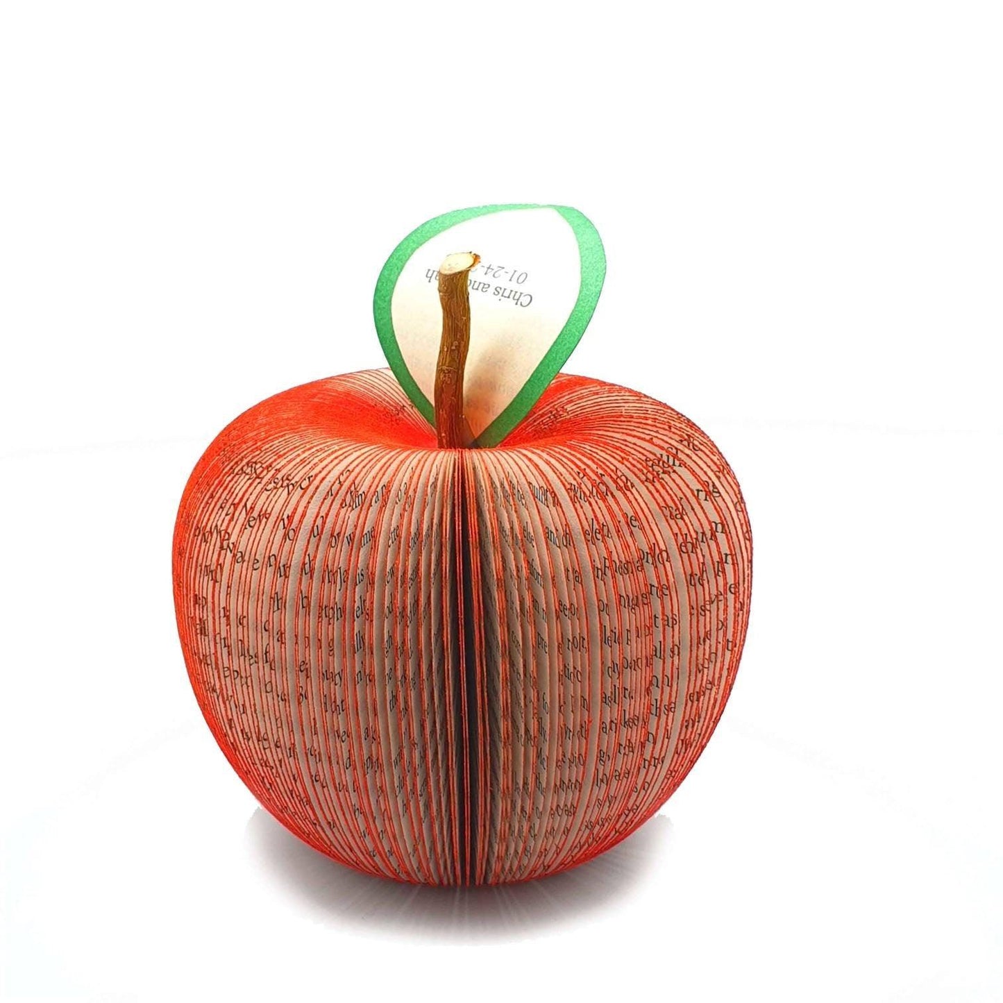Personalised Red Apple Book Gift – A Unique Teacher Gift - Paper Apple Co