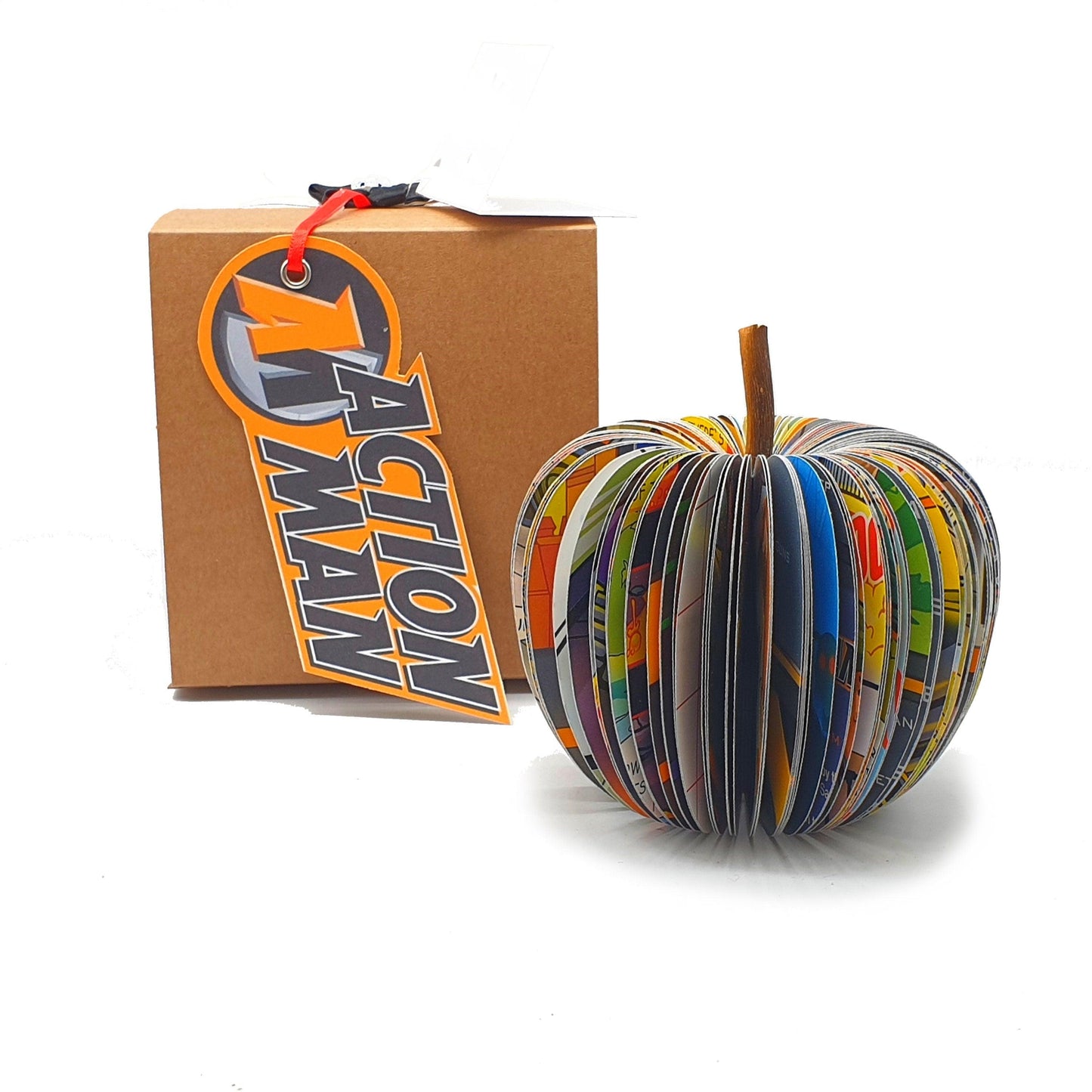 Action Man book apple presented in luxury gift box, ready for gifting