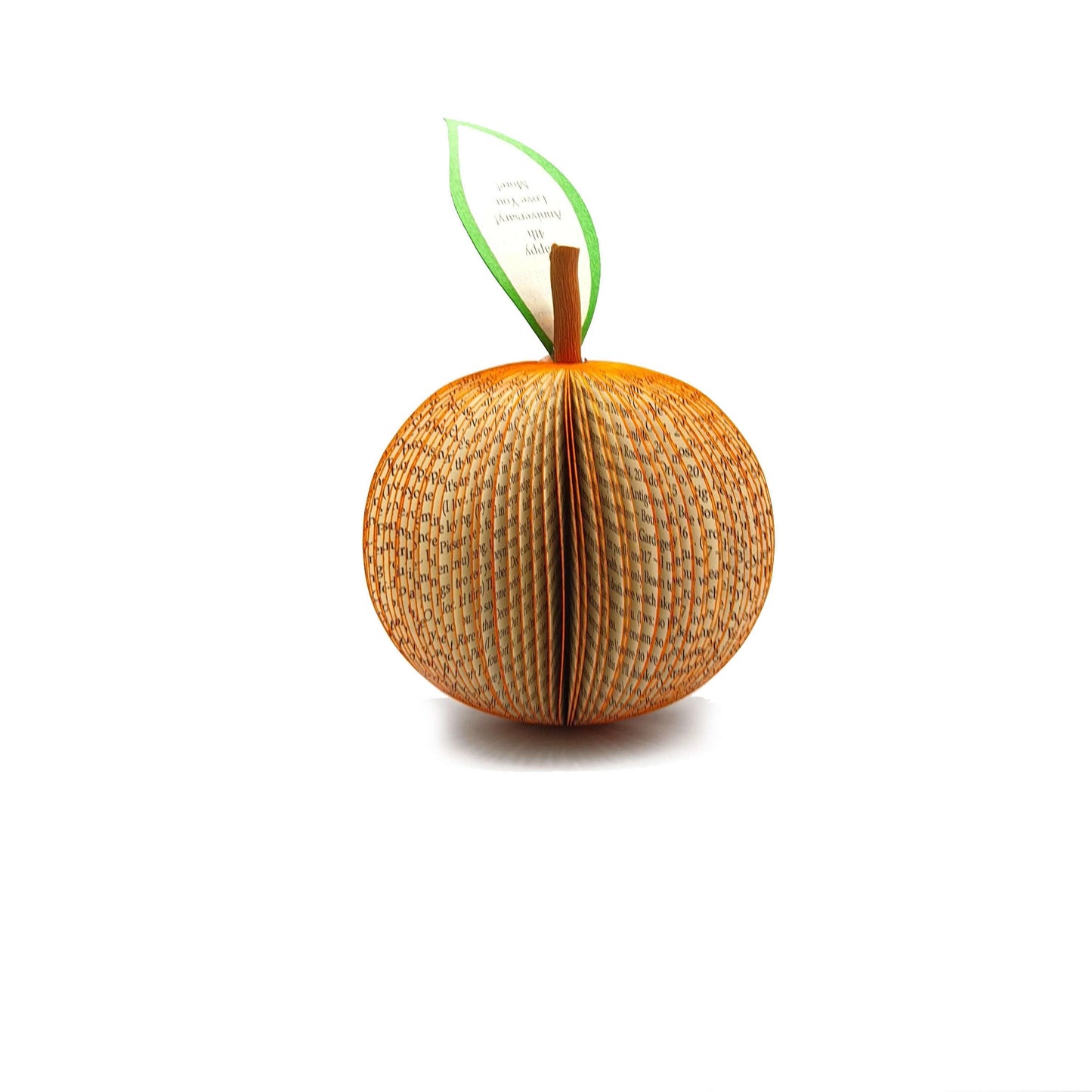 Orange Fruit Book Gift with Card - Paper Apple Co