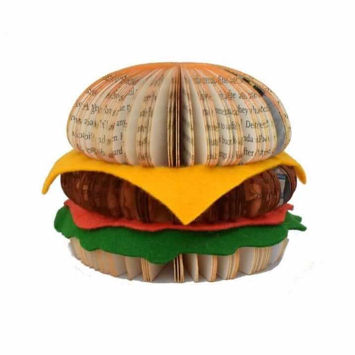 Hamburger Book Gift - Paper Apple Co