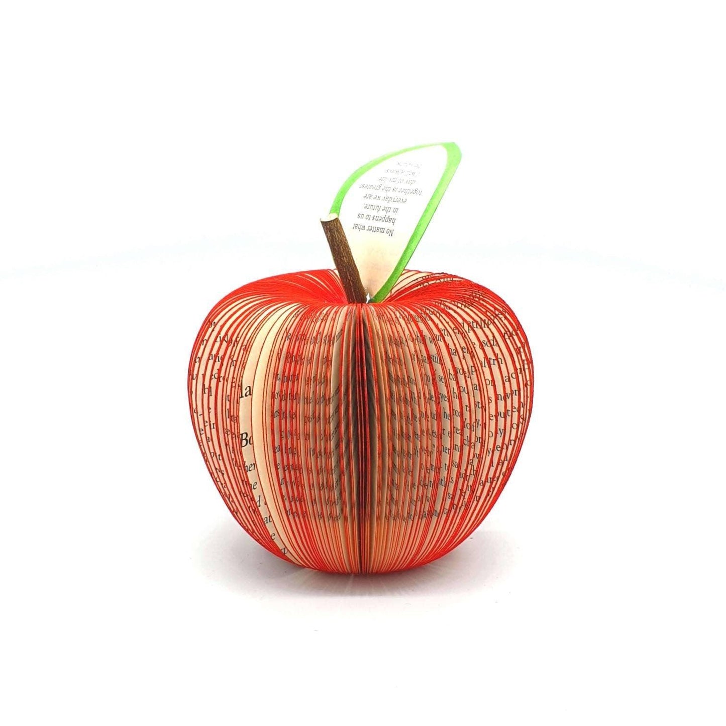 Personalised Red Apple Book Gift – A Unique Teacher Gift - Paper Apple Co