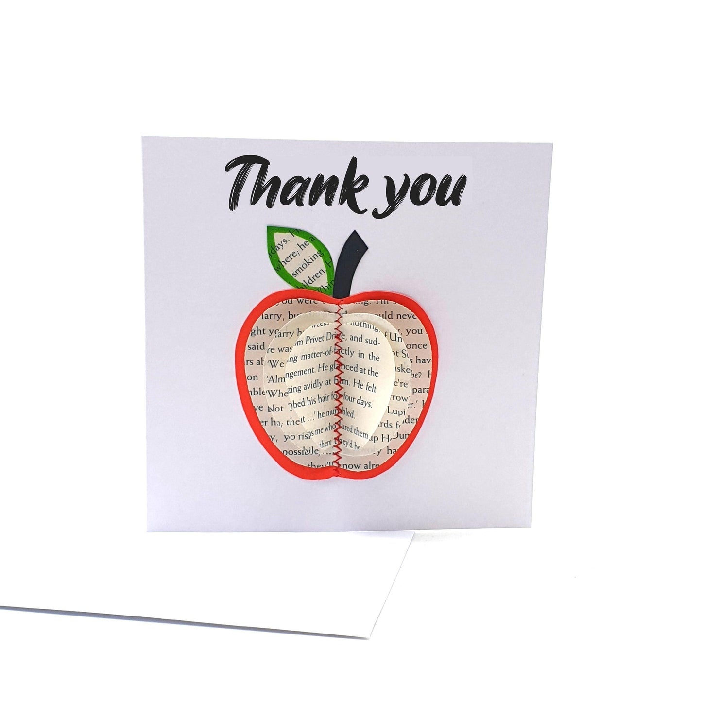Personalised Red Apple Book Gift – A Unique Teacher Gift - Paper Apple Co